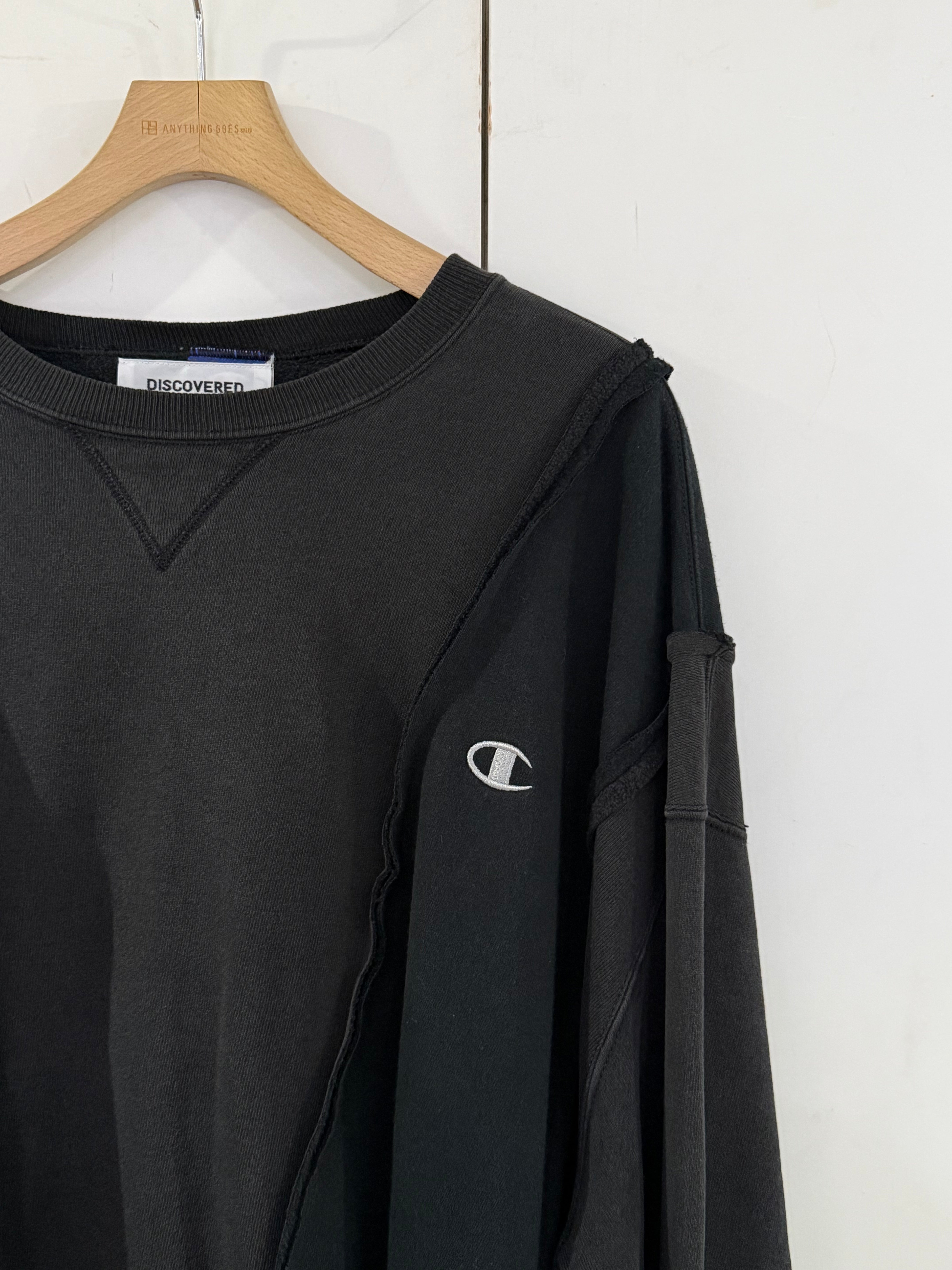 【7/2発売】Wide Champ Sweat  BLACK ③