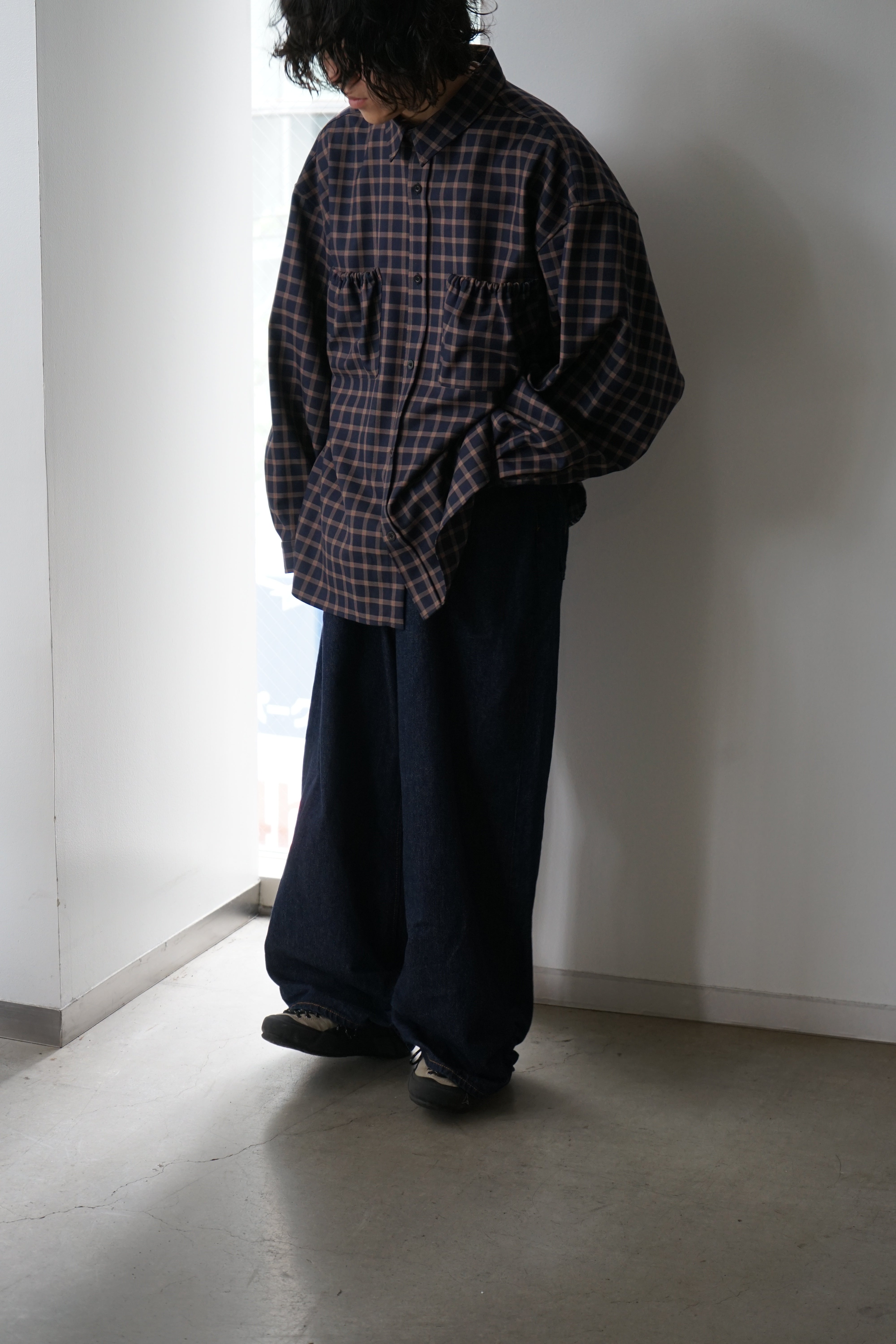 【LIMITED】WRIST PATCH WIDE SHIRT