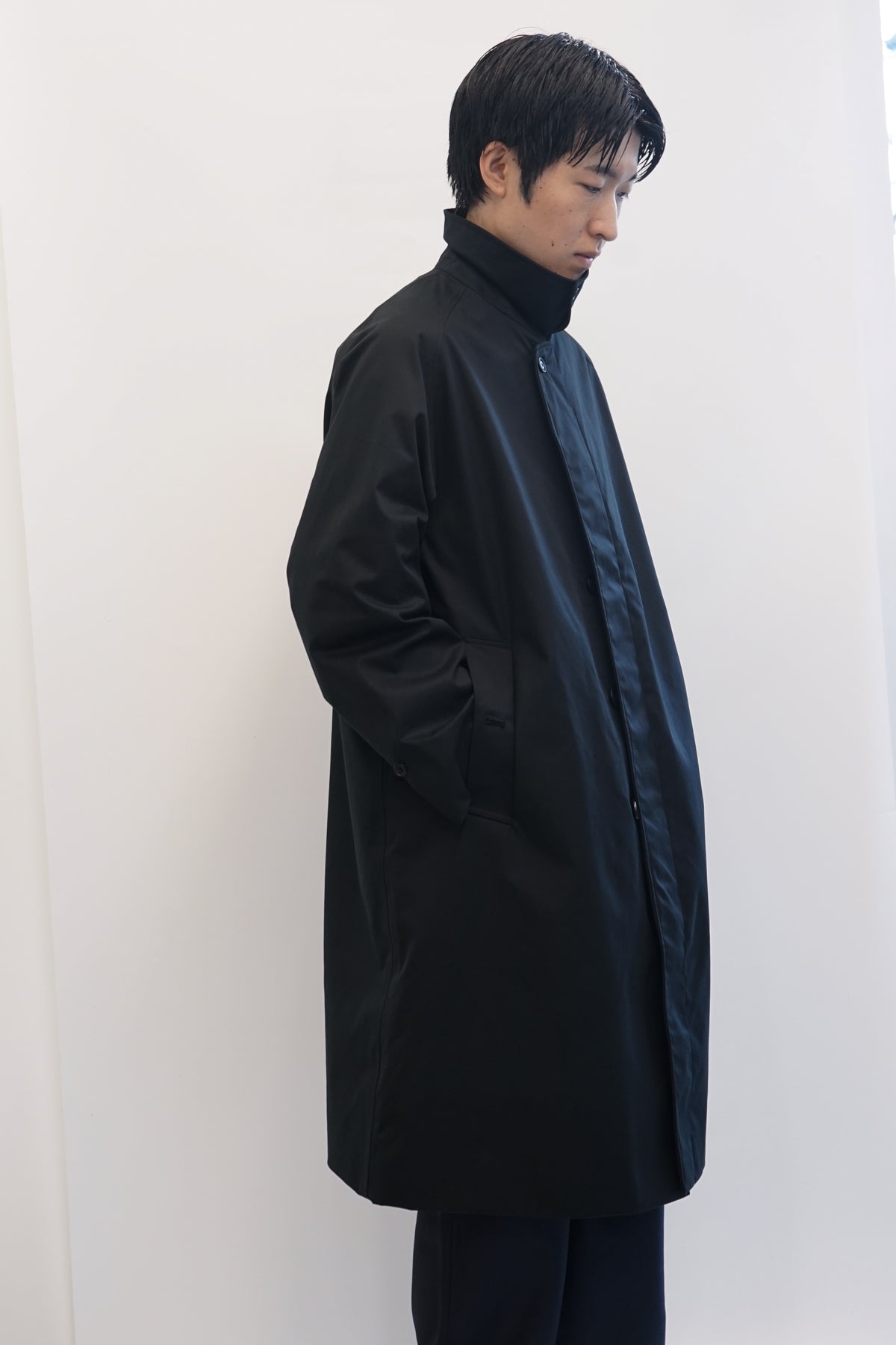 2L Cotton GORE-TEX Balmacaan Coat