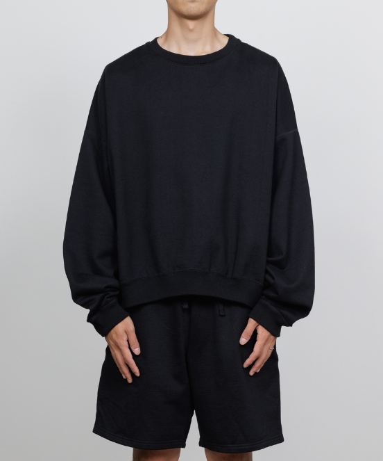 【Limited】ORGANIC COTTON HEAVY FLEECE HUGE SWEAT SHORT