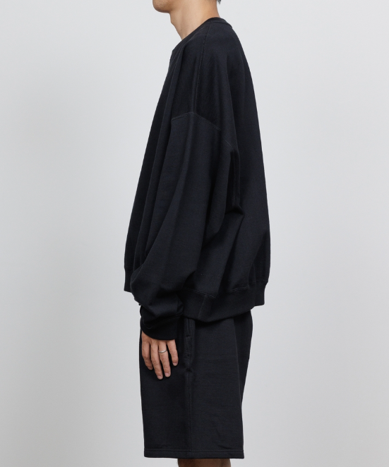 【Limited】ORGANIC COTTON HEAVY FLEECE HUGE SWEAT SHORT