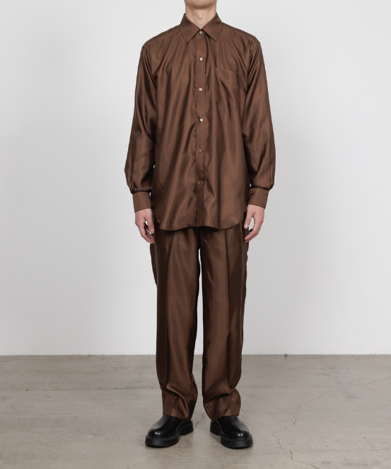 【8/27(木)発売】BRATAC SILK BACK SATIN REGULAR FIT DRESS SHIRT