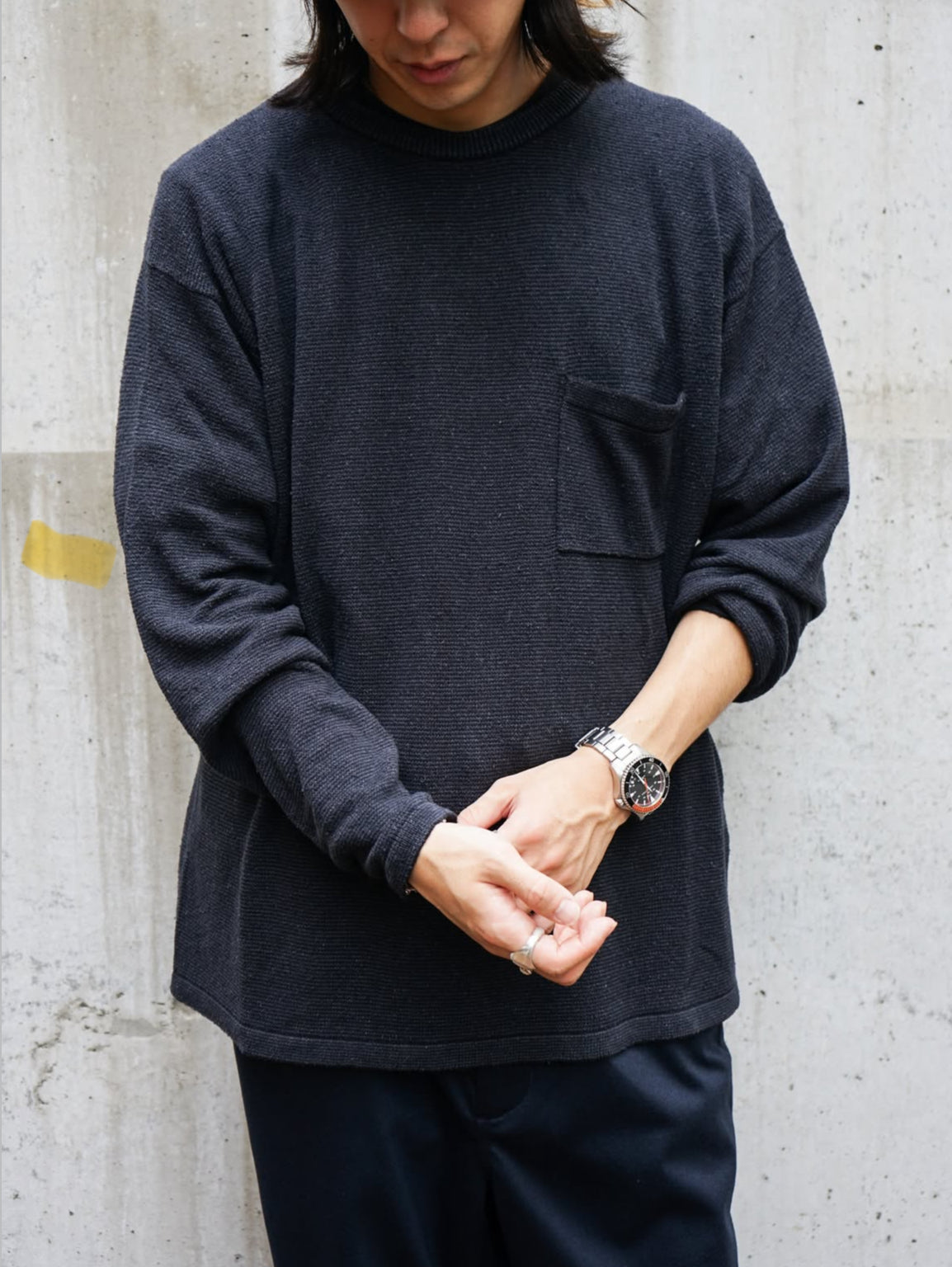 【8/26(水)発売】SILK KNIT L/S CREWNECK