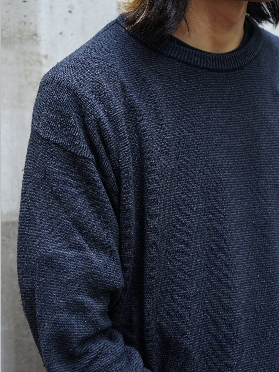 【8/26(水)発売】SILK KNIT L/S CREWNECK