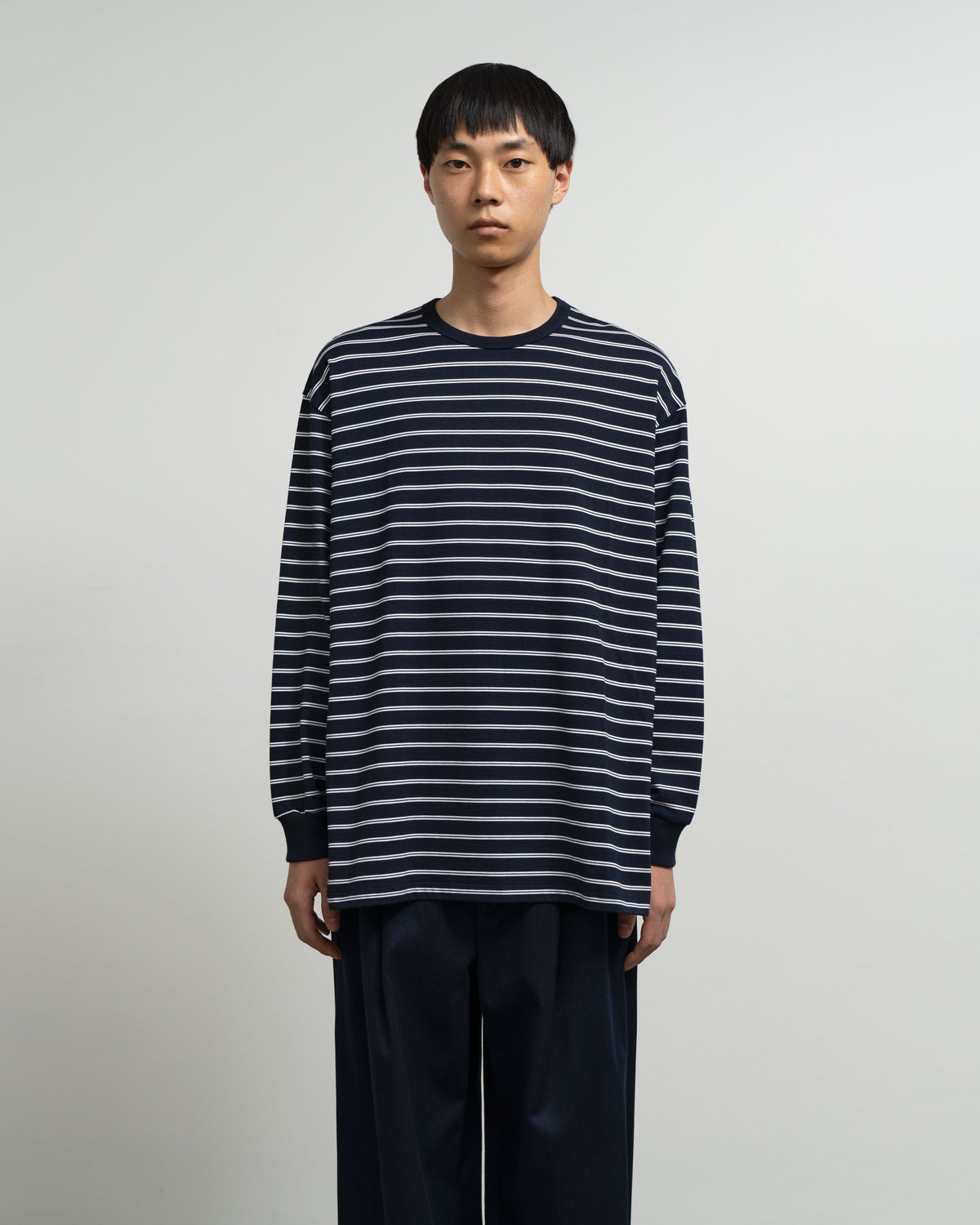Tri Spun Border L/S Tee