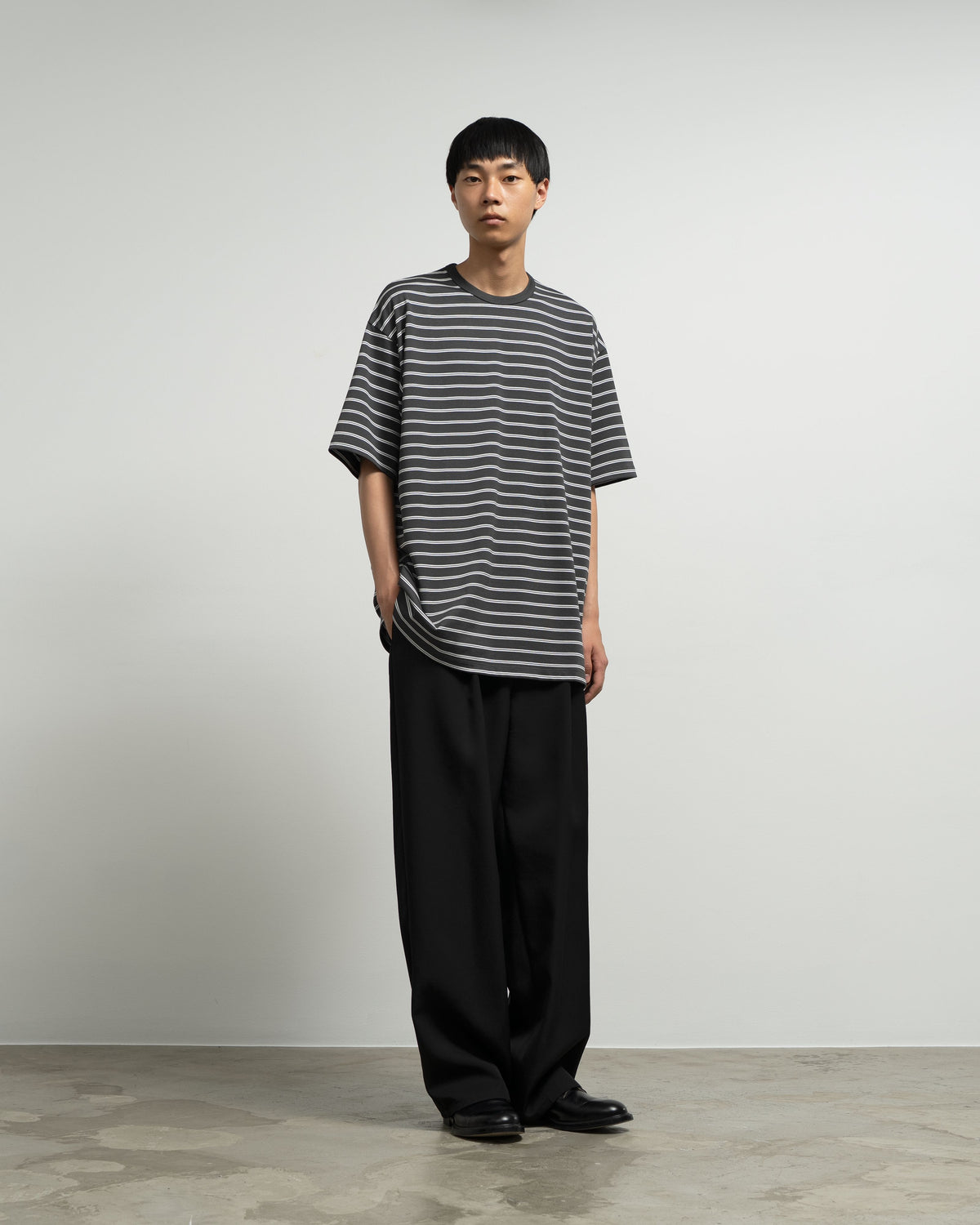 Tri Spun Border S/S Tee