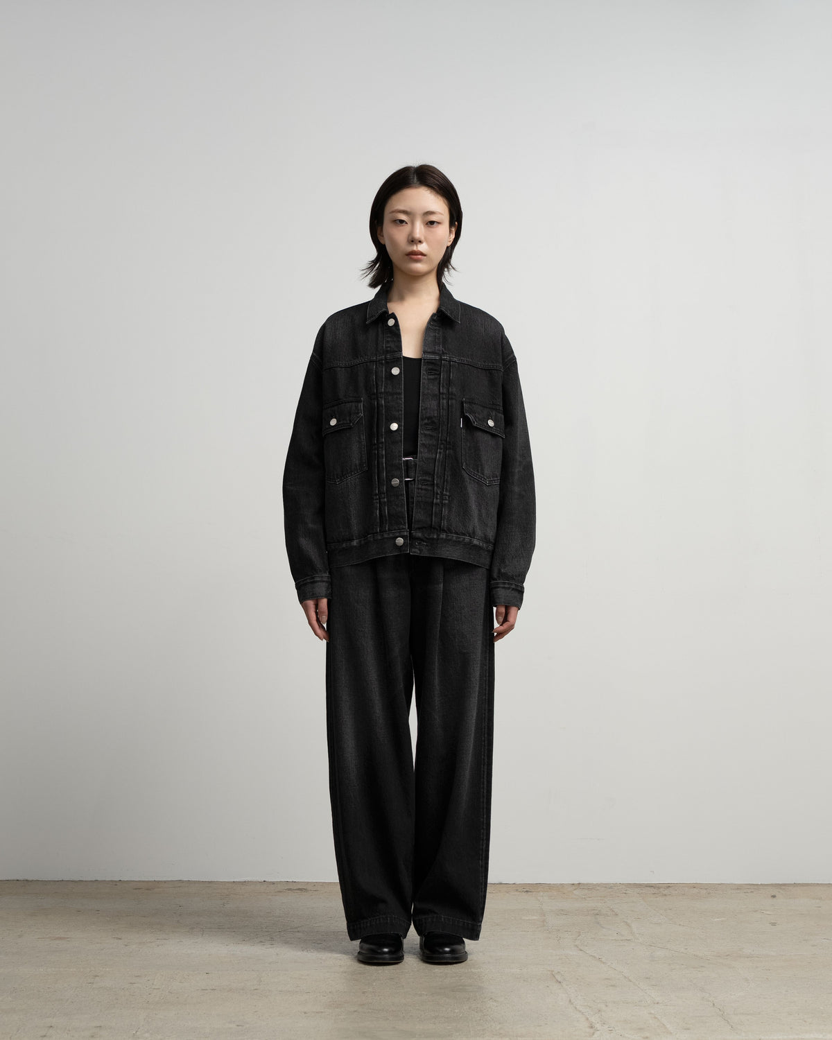 Selvage Denim Jacket -DARK FADE-