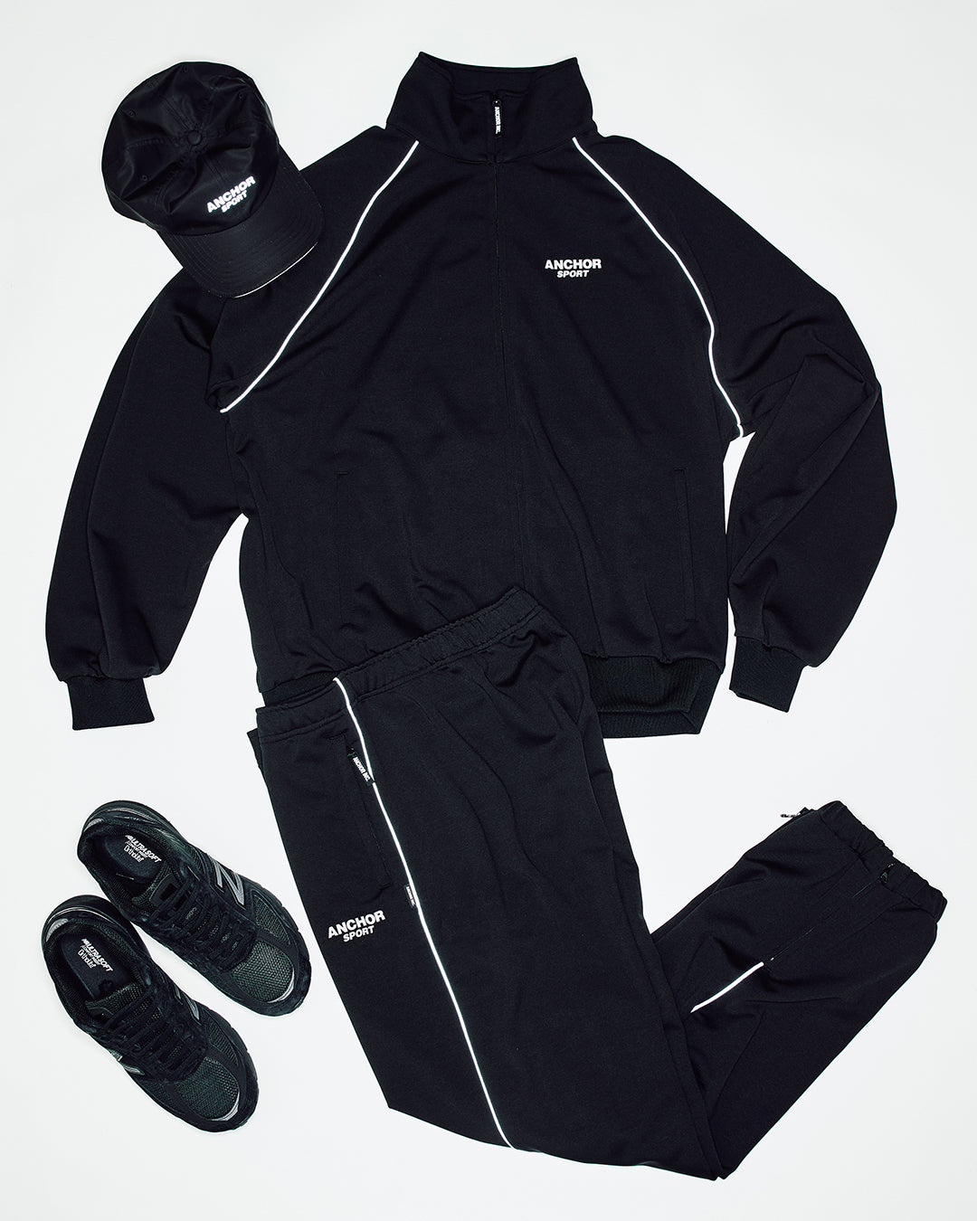 REFLECTIVE SPORT POLY TRACK PANTS