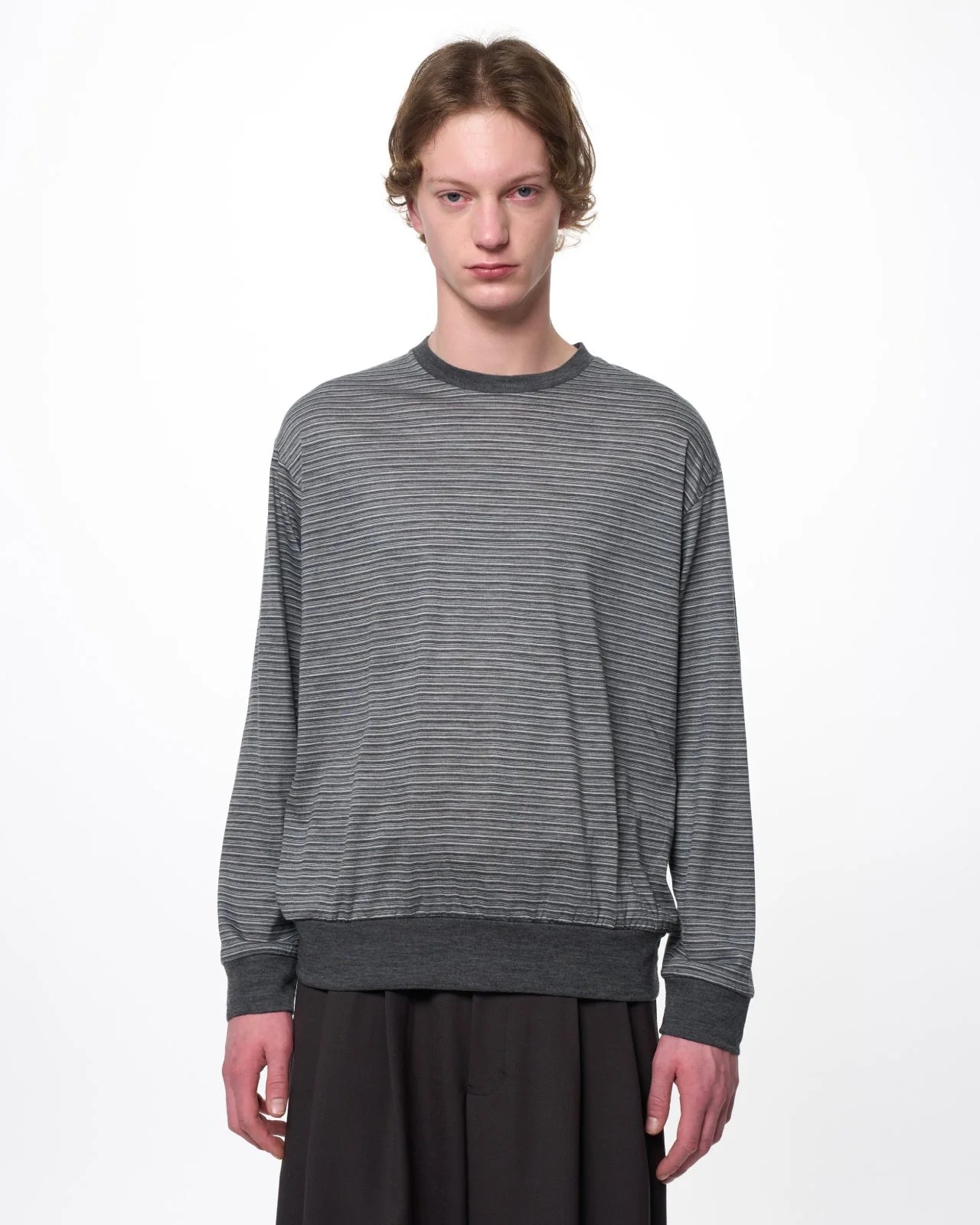 【7/23(木)発売】SUPER 120s WASHABLE WOOL JERSEY CREW NECK L/S TEE