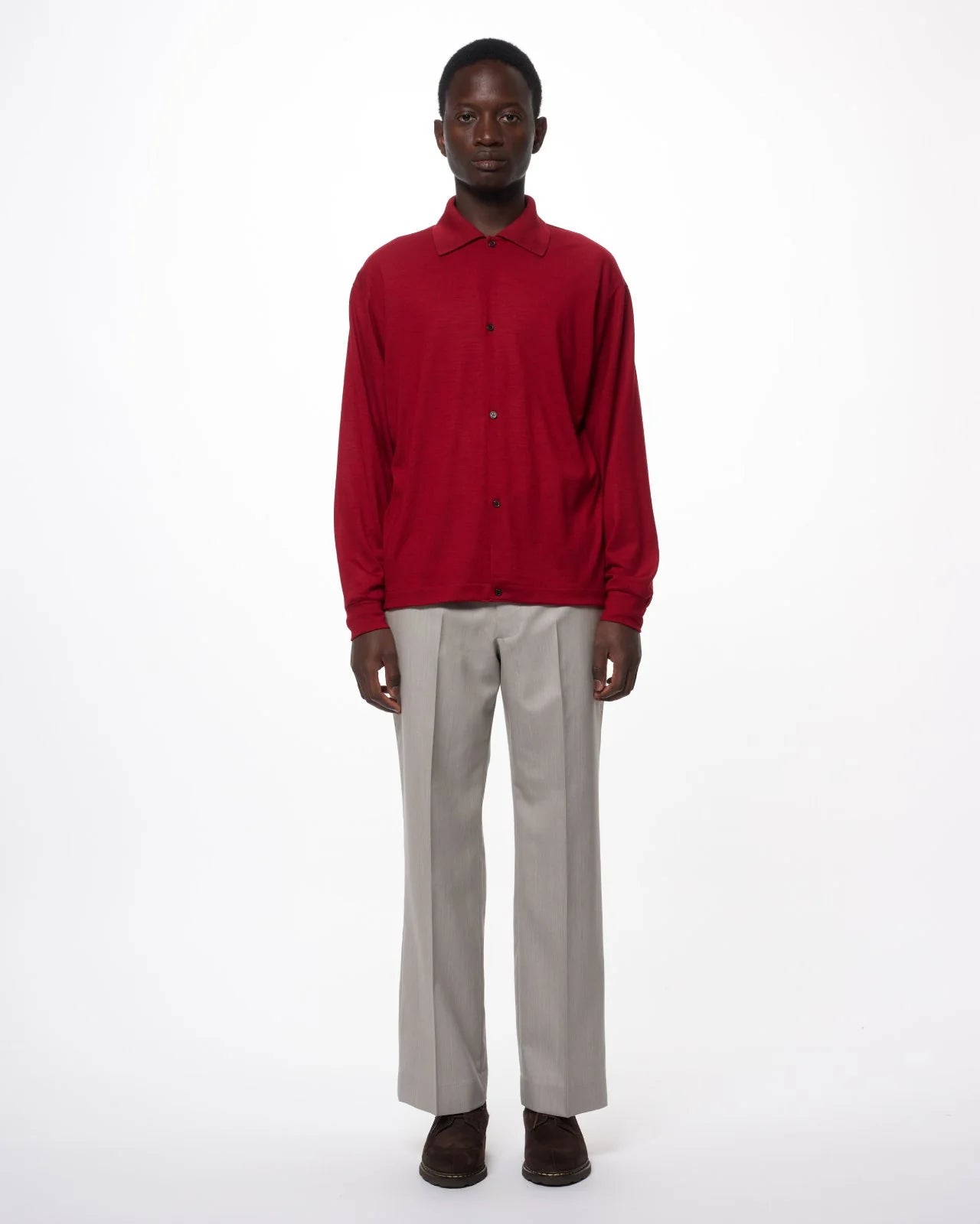 【8/20(水)発売】SUPER 100s WASHABLE WOOL JERSEY SHIRT CARDIGAN