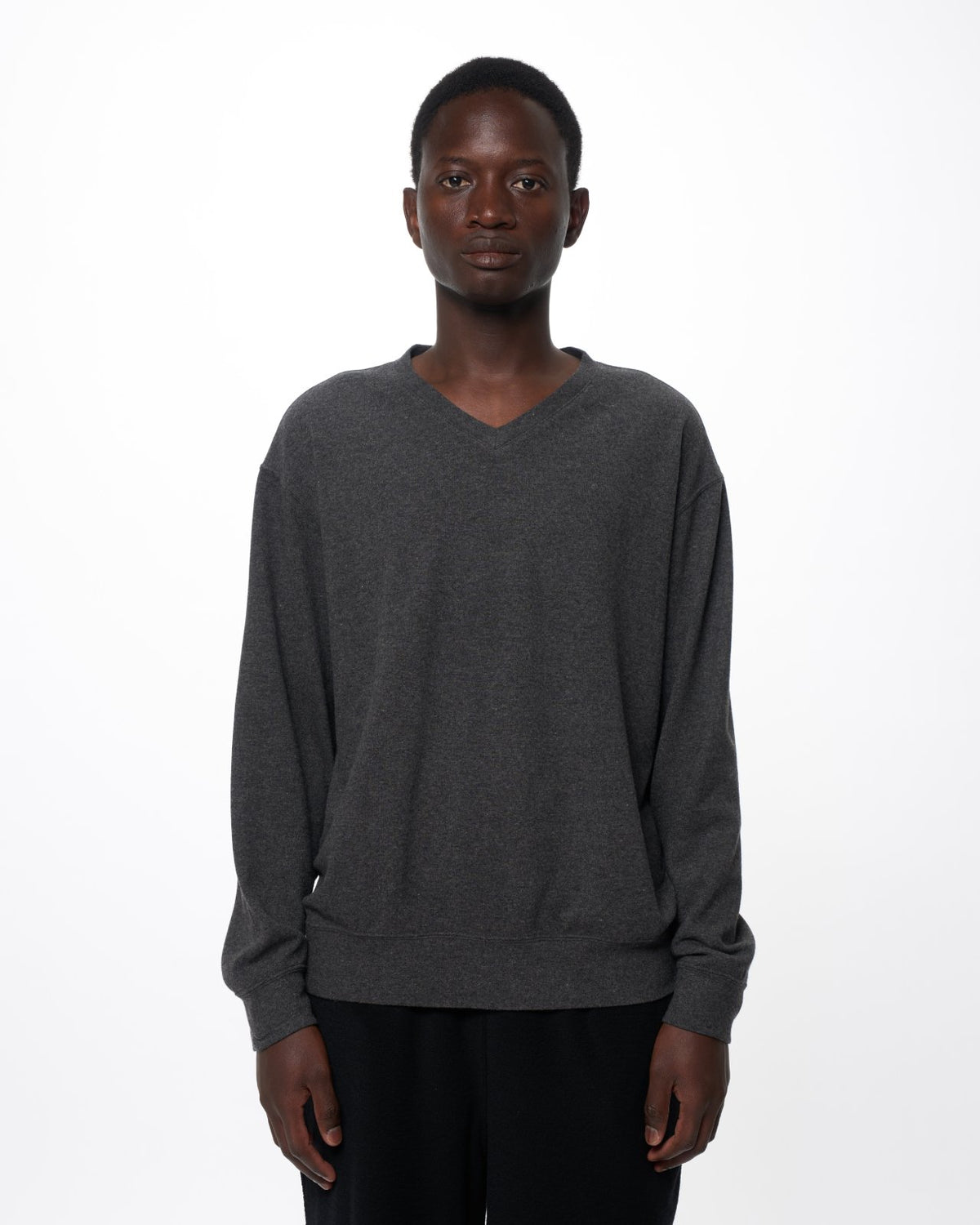 【10/23(金)発売】SUPER 180s MILLED WOOL JERSEY V-NECK L/S TEE