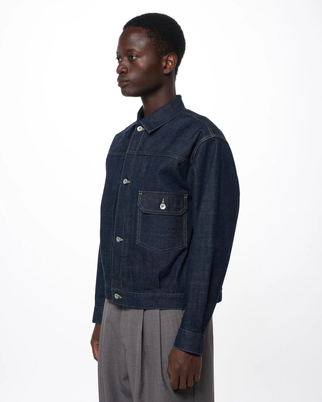 【7月29日(水)発売】ORGANIC COTTON 13.5oz SELVEDGE DENIM TYPE-1 DENIM JACKET