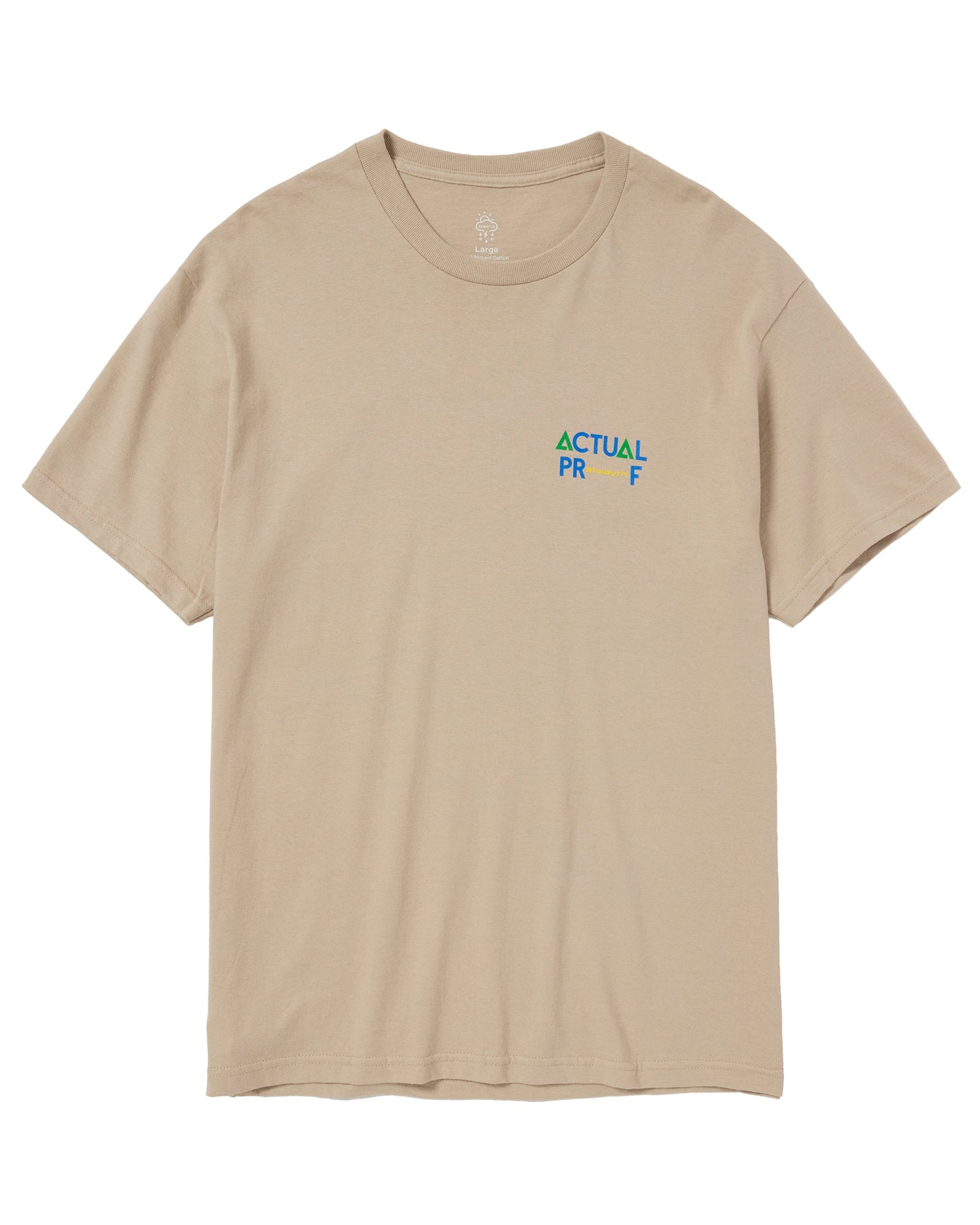 【6/27(土)発売】ACTUAL PROOF Tee