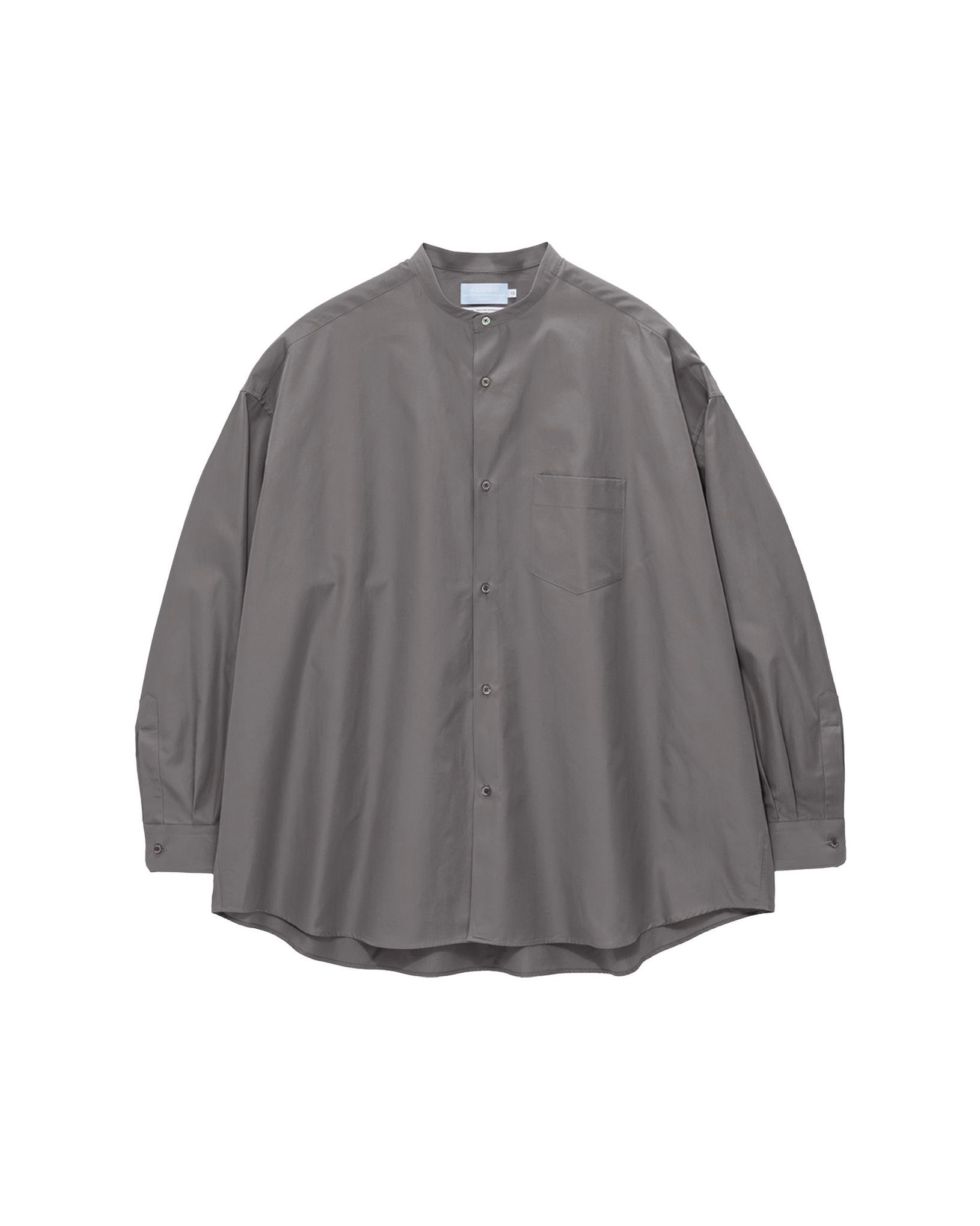 【8/22(土)発売】ALUMO for GP L/S Oversized Band Collar Shirt
