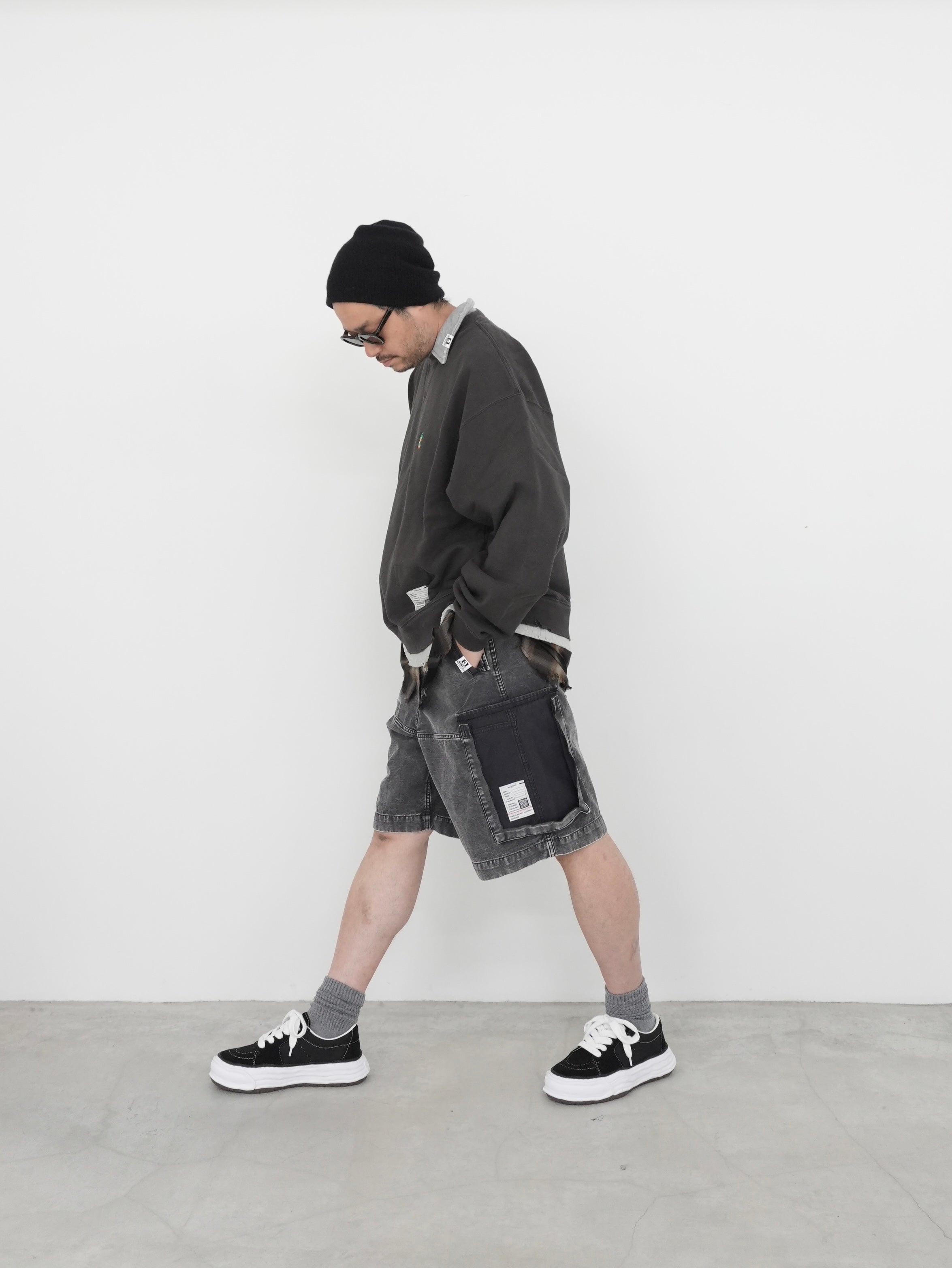 DAMAGED CARGO SHORT PANTS