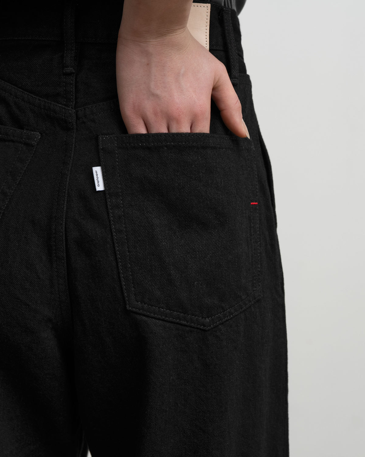 Selvage Denim Two Tuck Wide Pants