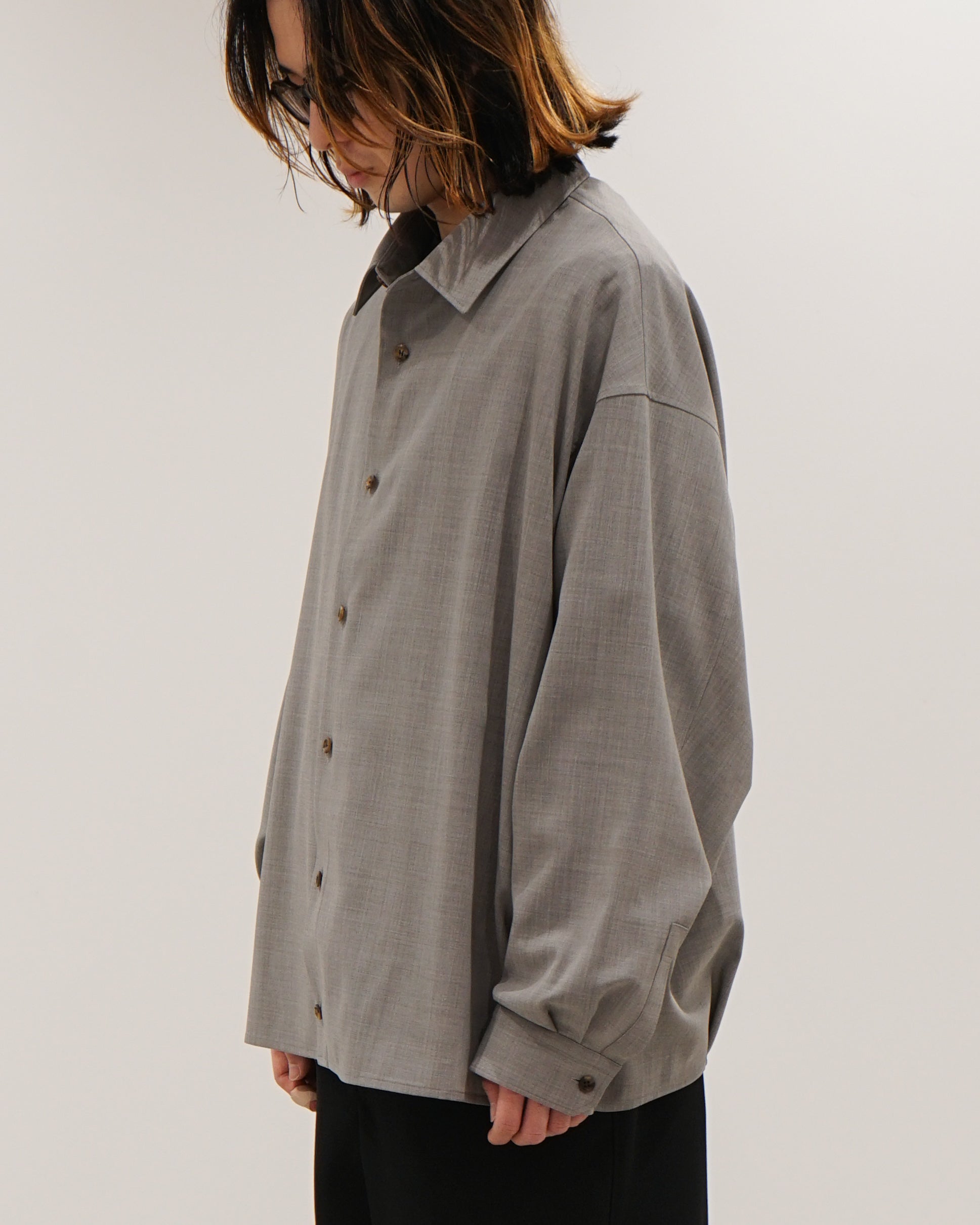BALLOON CARDIGAN SHIRT