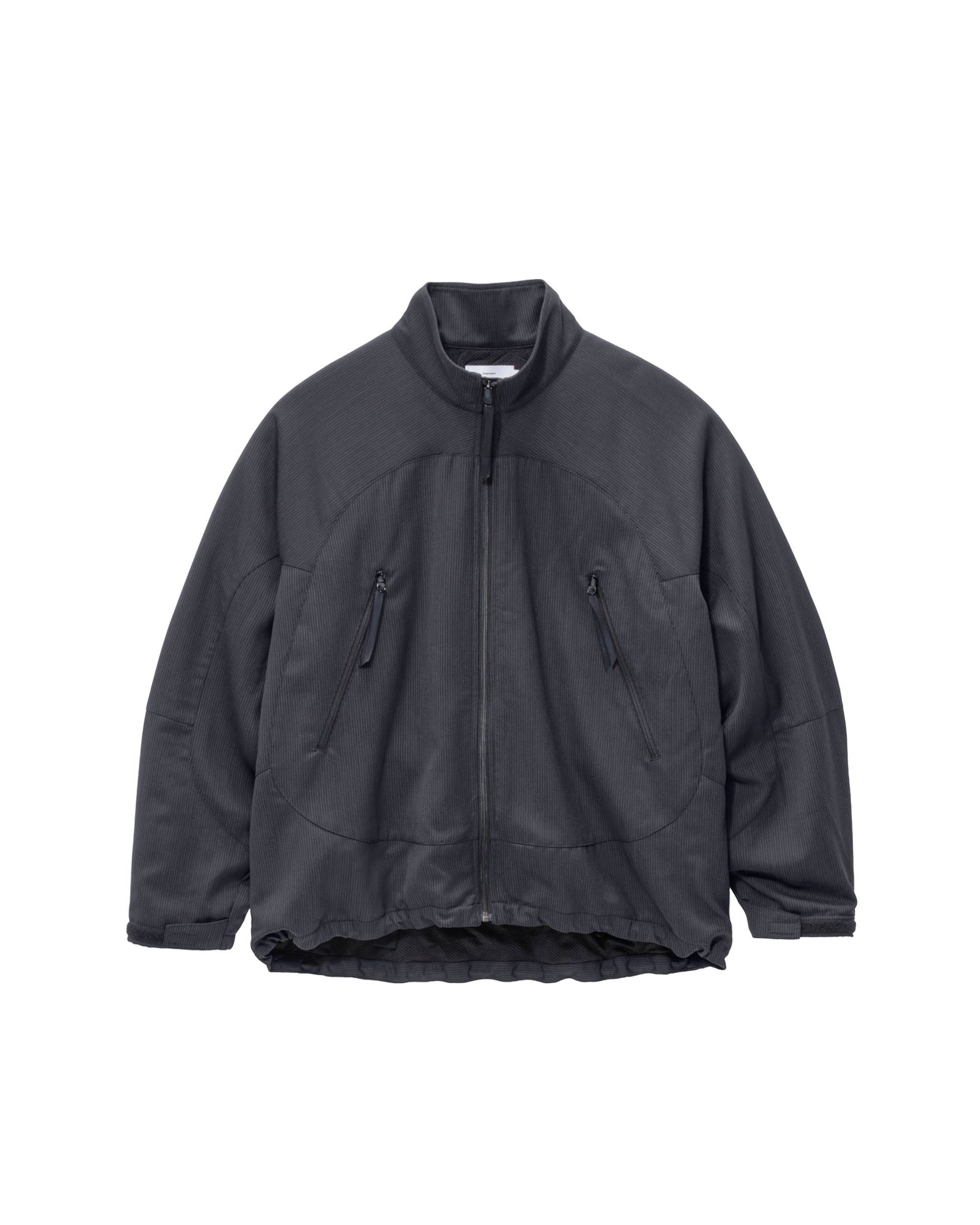 Graphpaper MEN【9/19(土)発売】Melange Pique Zip-up Stand Collar Jacket