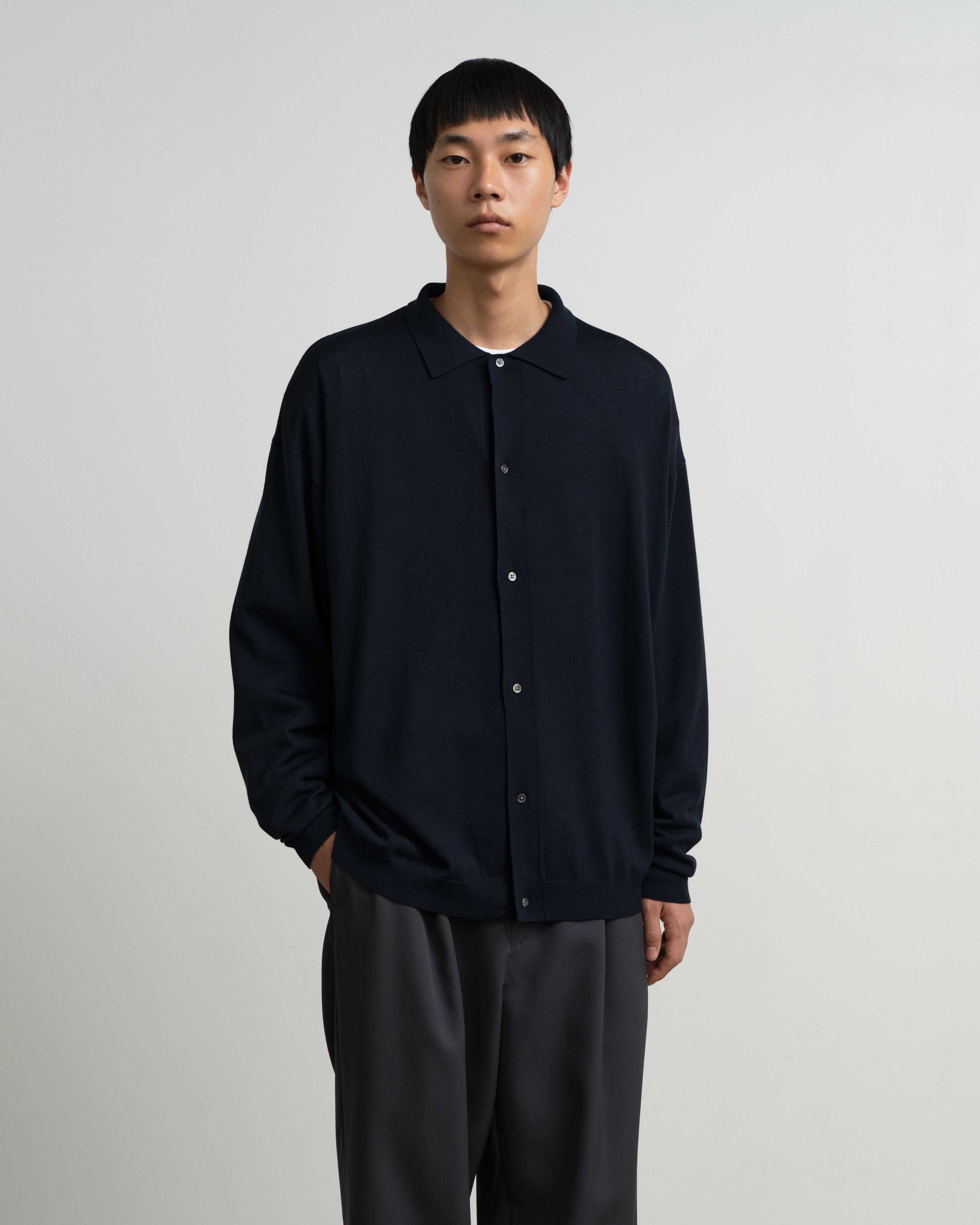 【9/5(土)発売】High Gauge Oversized L/S Knit Shirts (basic)
