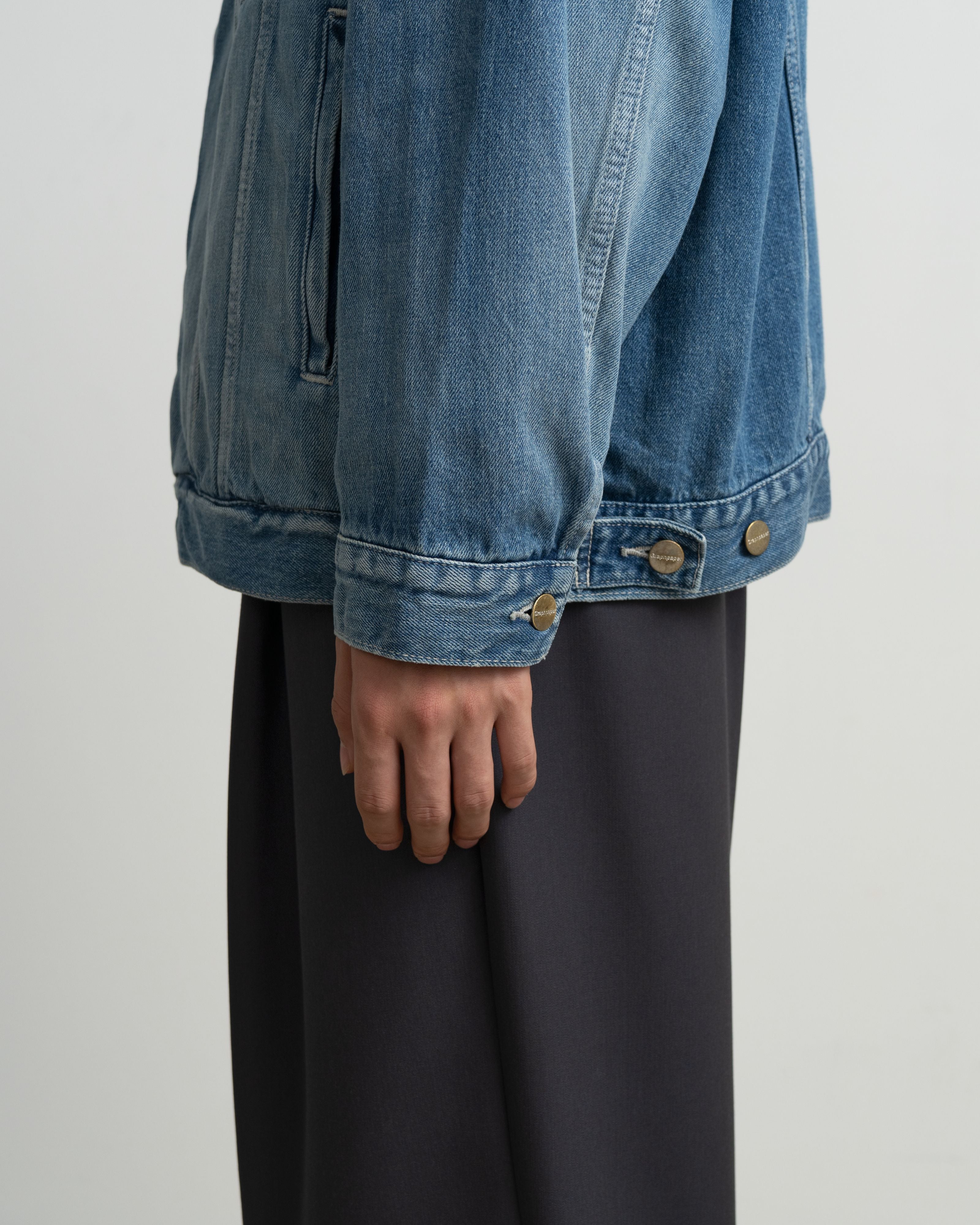 Selvage Denim Trucker Jacket -LIGHT FADE-