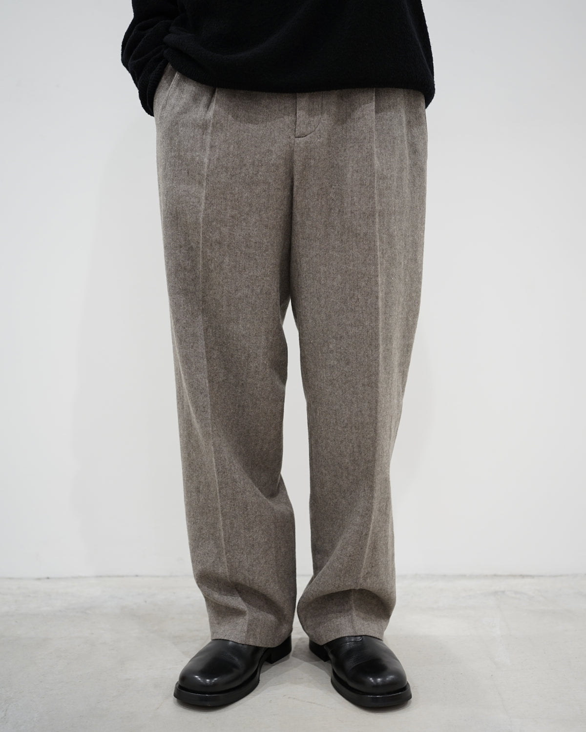 【10/3(土)発売】LINEN WOOL TWEED LOOSE FIT PANTS