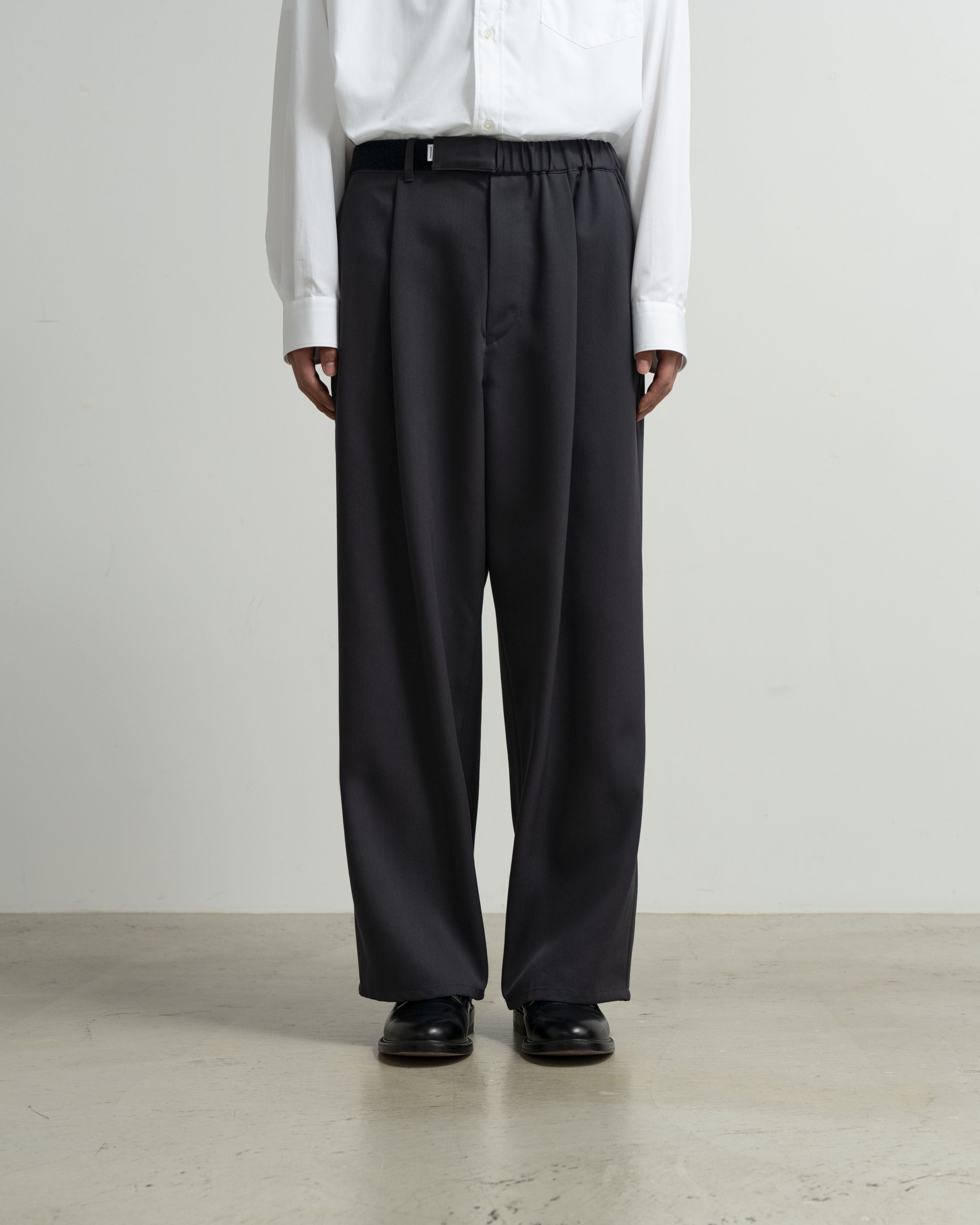 パンツ 24AW Graphpaper ScaleOff Wide Chef Pants Graphpaper MEN 【8/22(土)発売】Scale Off Wool Wide Chef Pants