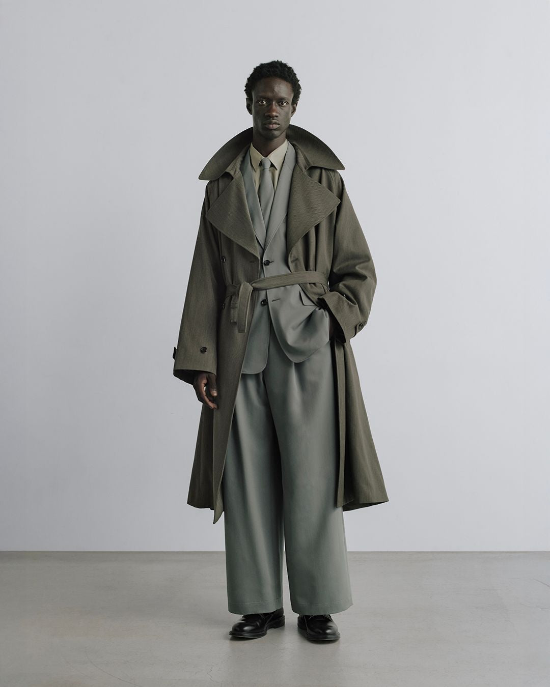 Techno Wool Twill Compact Shoulder Jacket