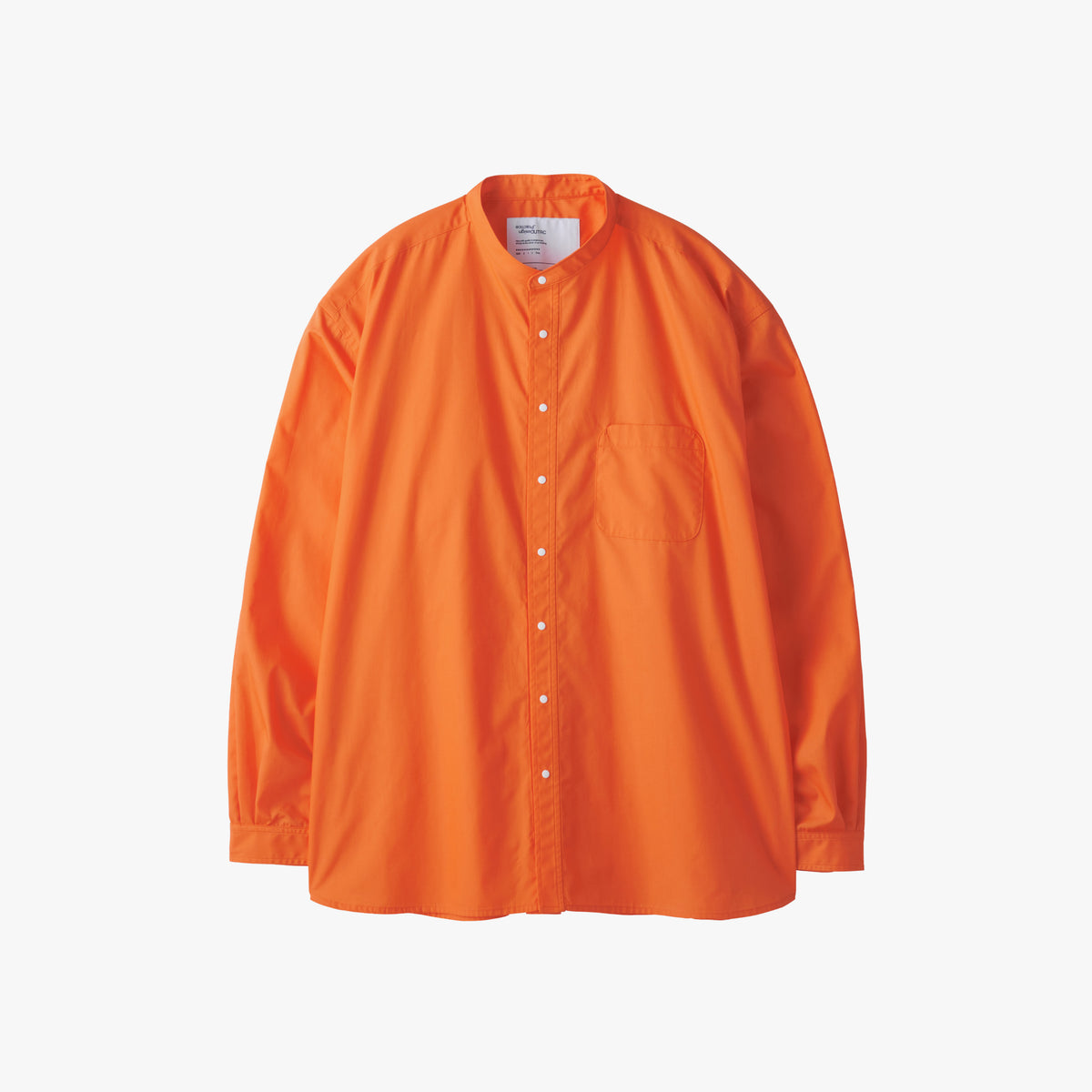 【9月12日(土) 発売】BAND COLLAR SHIRT L/S