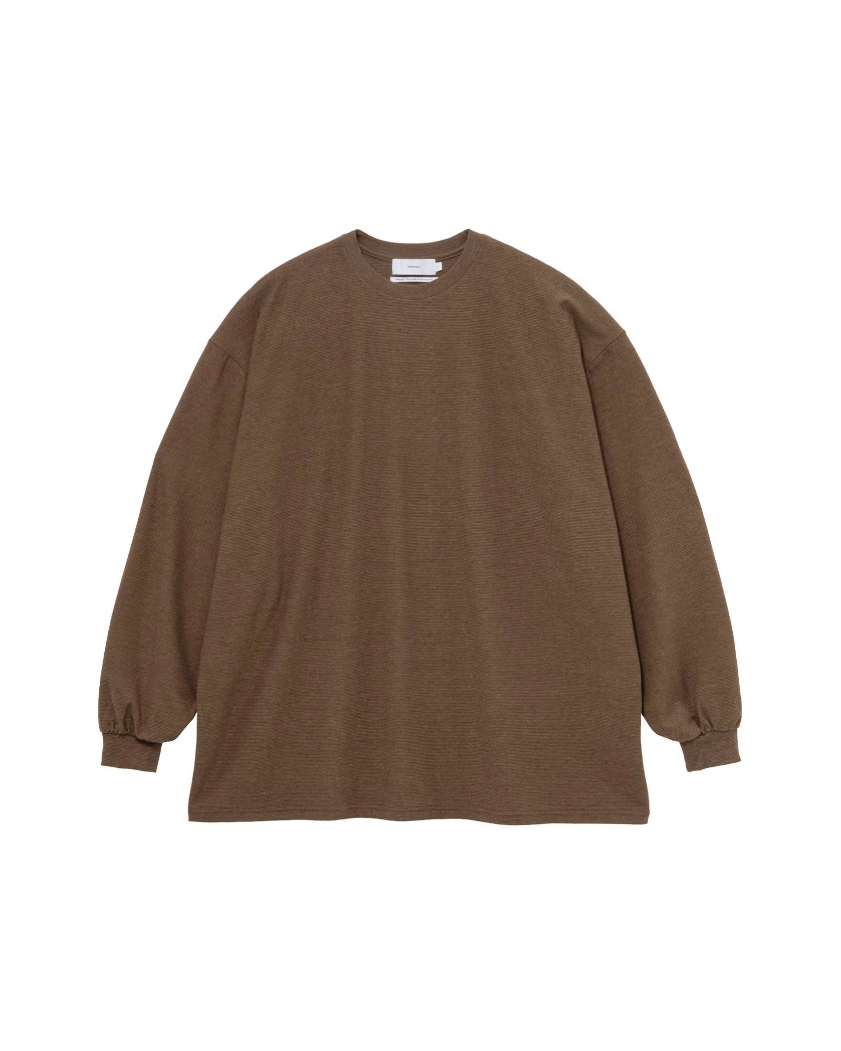 【9/5(土)発売】Cotton Wool Ripple Crew Neck L/S Tee