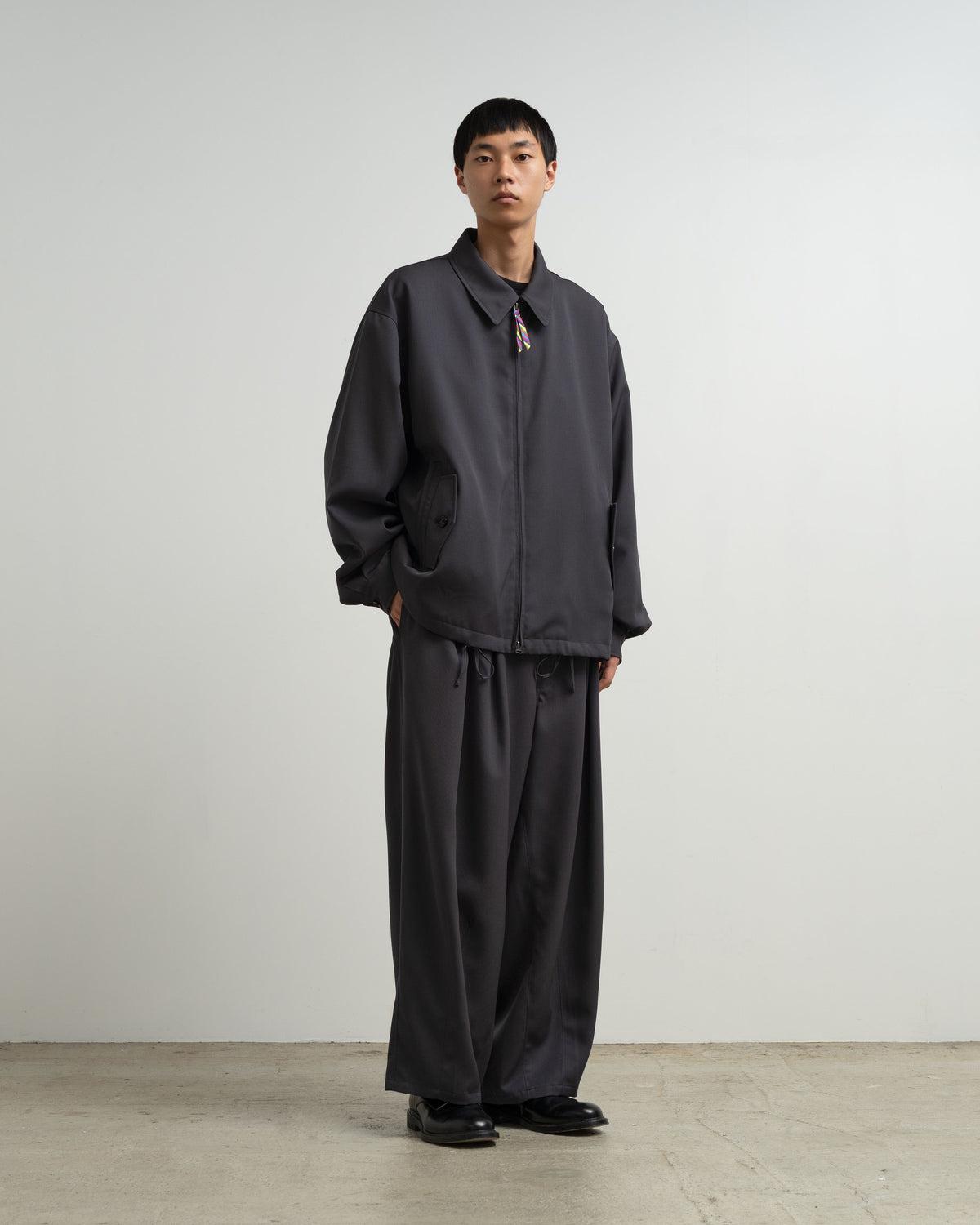 【9/26(土)発売】Graphpaper for is-ness Scale off Wool Harrington Jacket (非公開リンク)