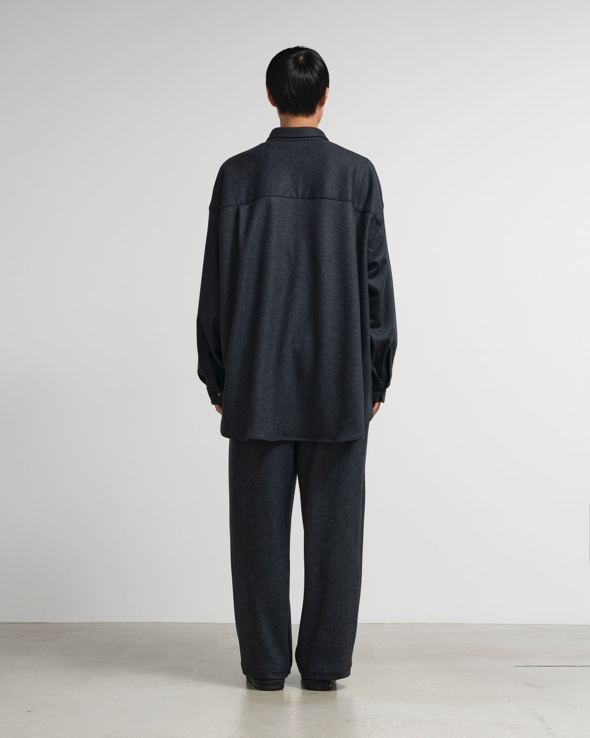 【10/3(土)発売】Wool Smooth Flannel Oversized Regular Collar Shirt