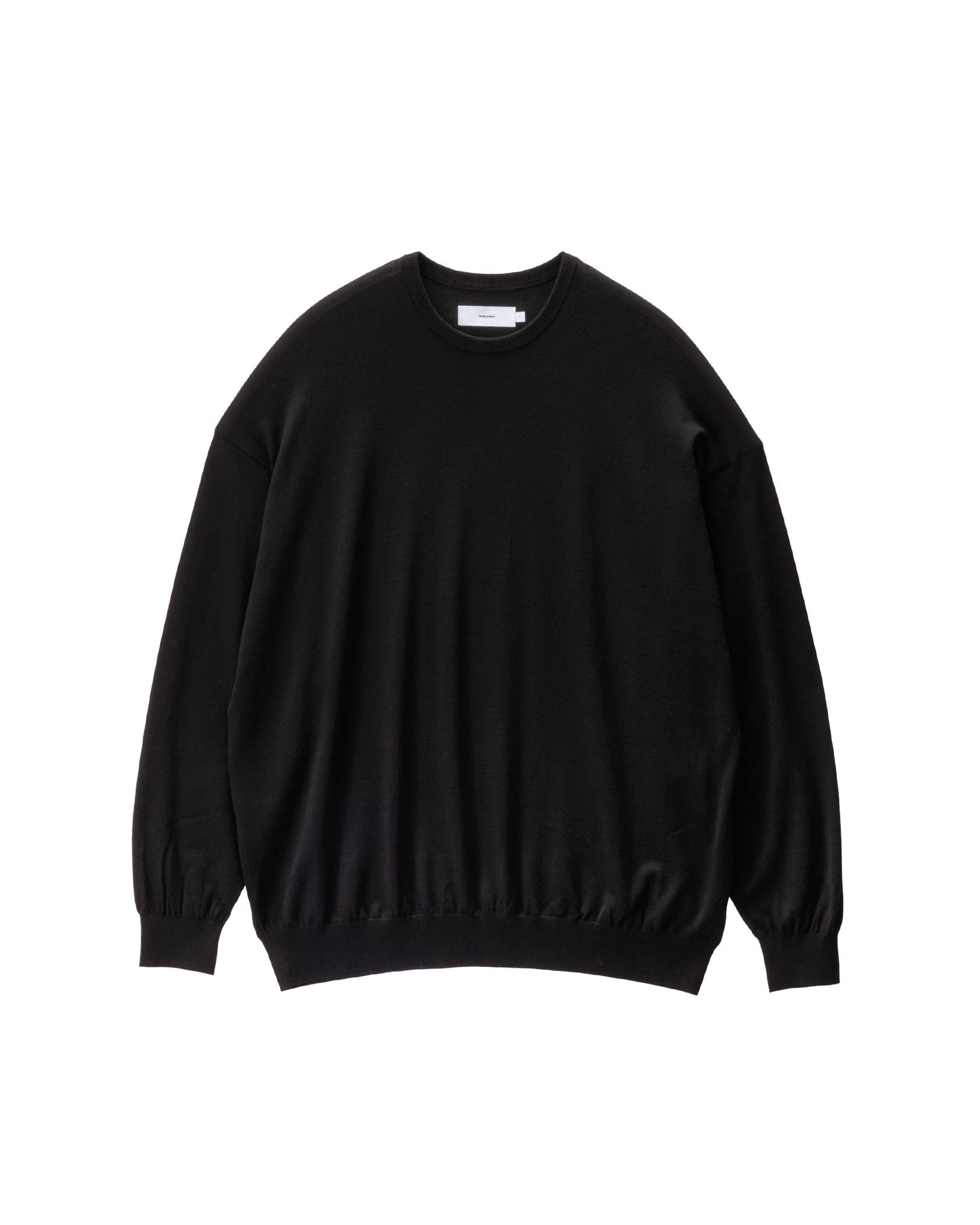 【9/5(土)発売】High Gauge L/S Oversized Crew Neck Knit (basic)