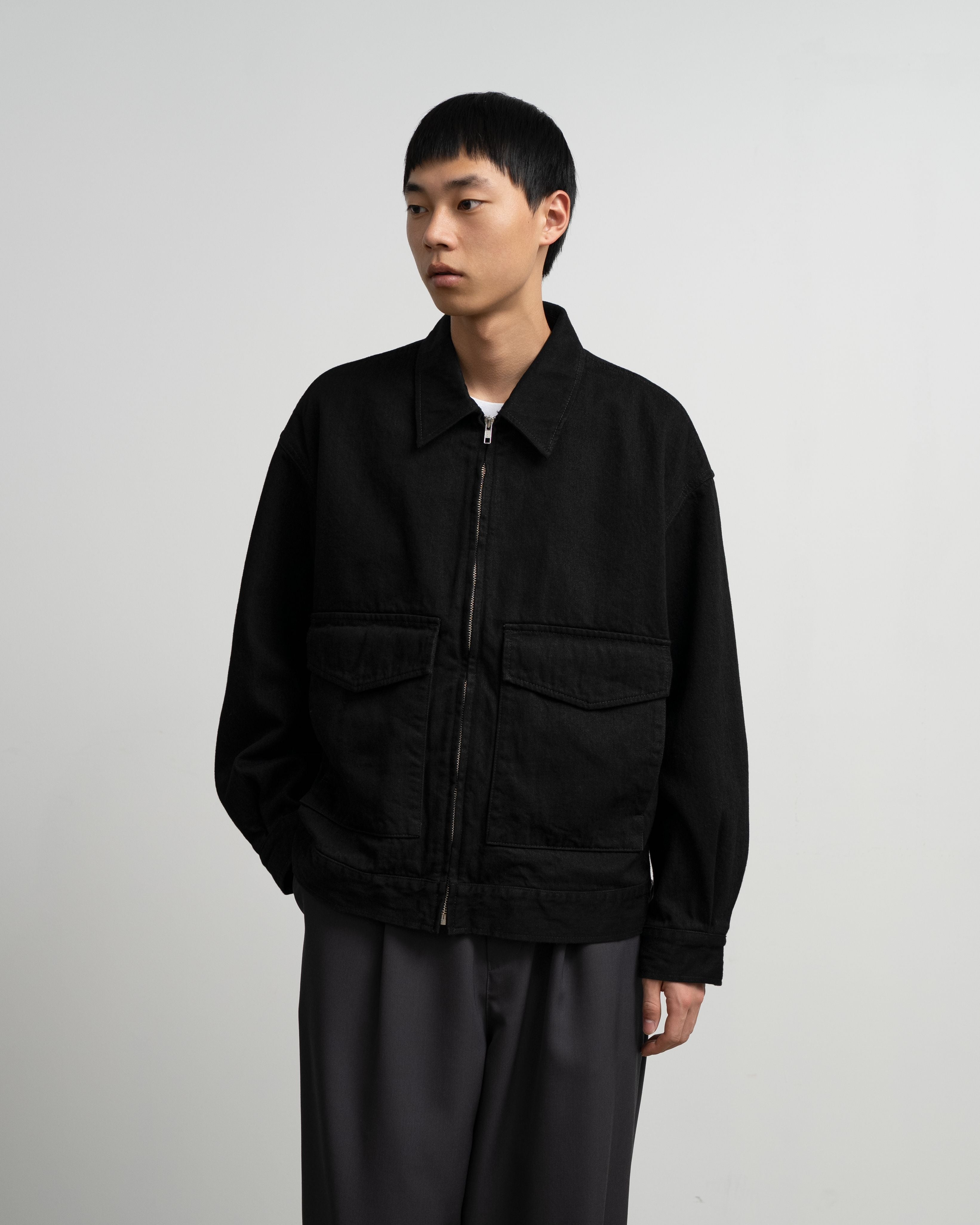 Selvage Denim Zip Jacket