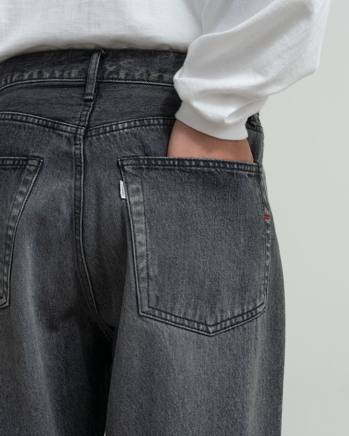 Selvage Denim Five Pocket Tapered Pants -LIGHT FADE-