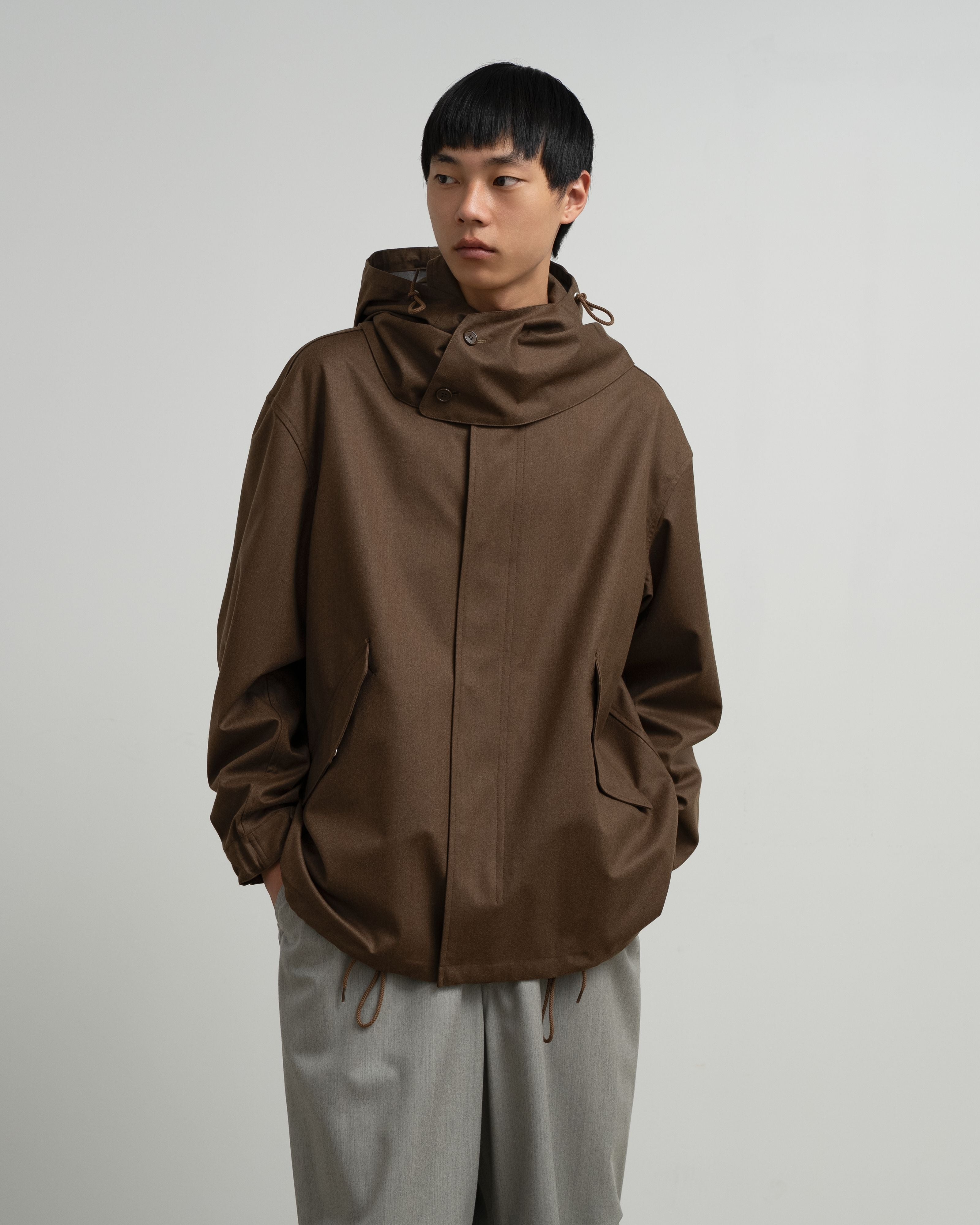 バーガンディ様 Graphpaper MEN【9/26(土)発売】Fine Wool Saxony Field Parka