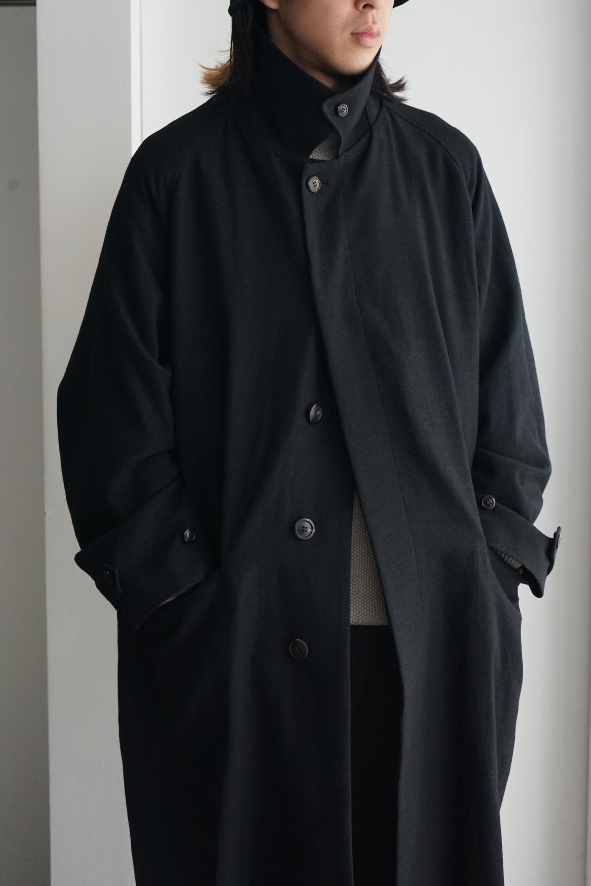 【9/21(月)発売】stirwise別注TUMBLD WOOL SERGE RAGLAN SLEEVES COAT TUMBLD WOOL SERGE