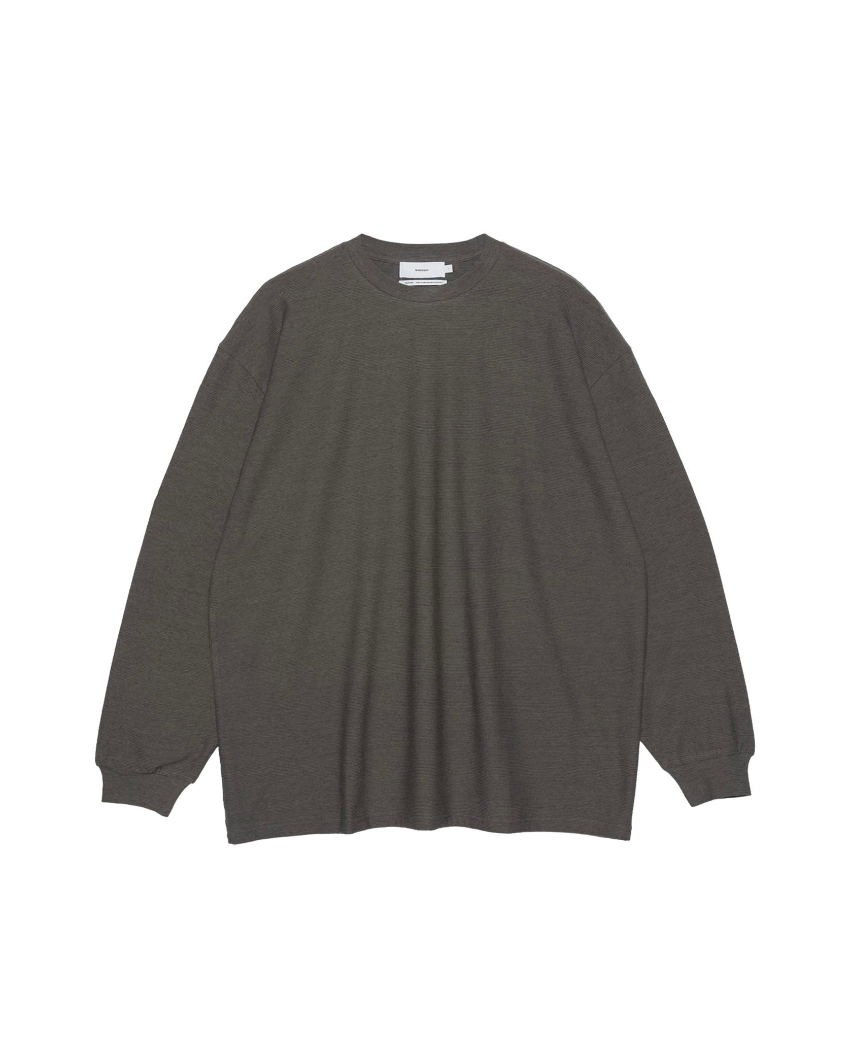 【9/5(土)発売】Cotton Wool Ripple Crew Neck L/S Tee