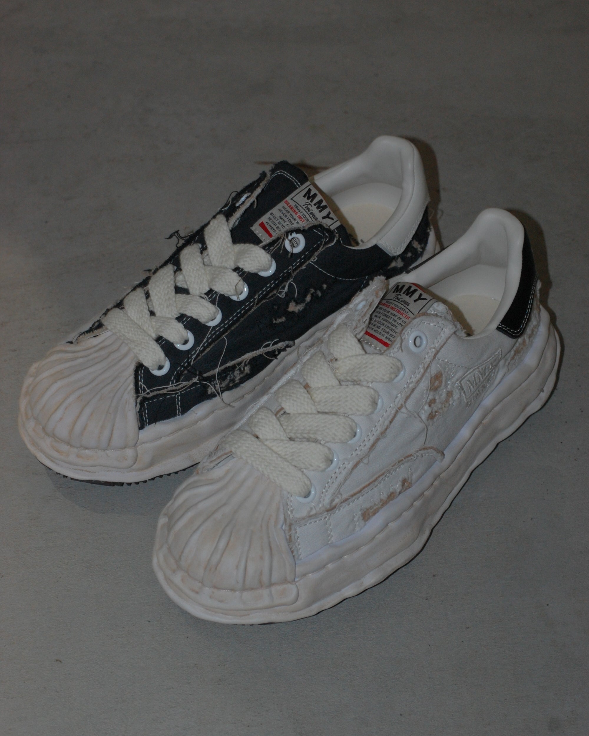 【26SS】BLAKEY / OG Sole Ripped Overdye Canvas Low-top Sneaker