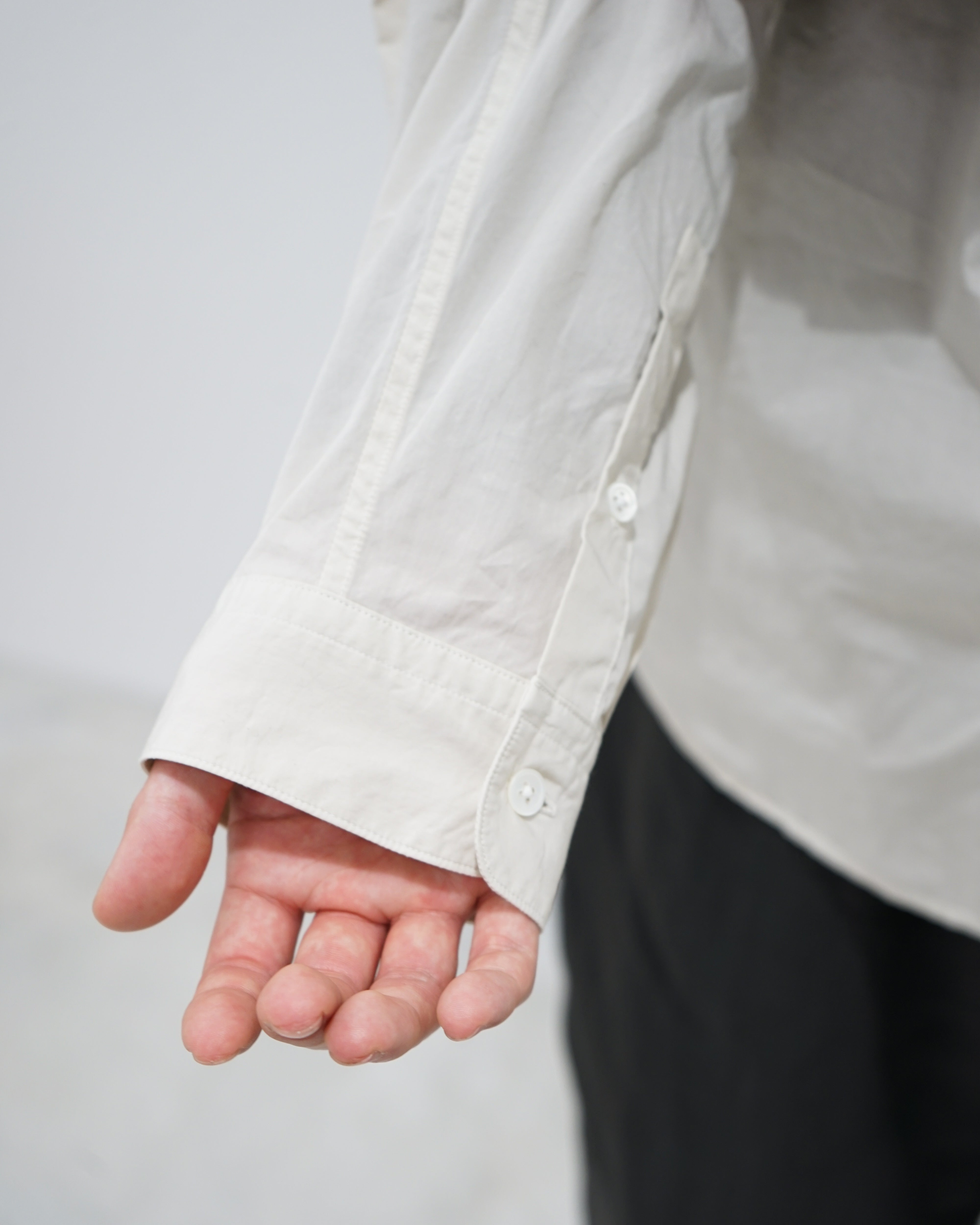 SHRINK COTTON LAWN OVERSIZED SHIRT
