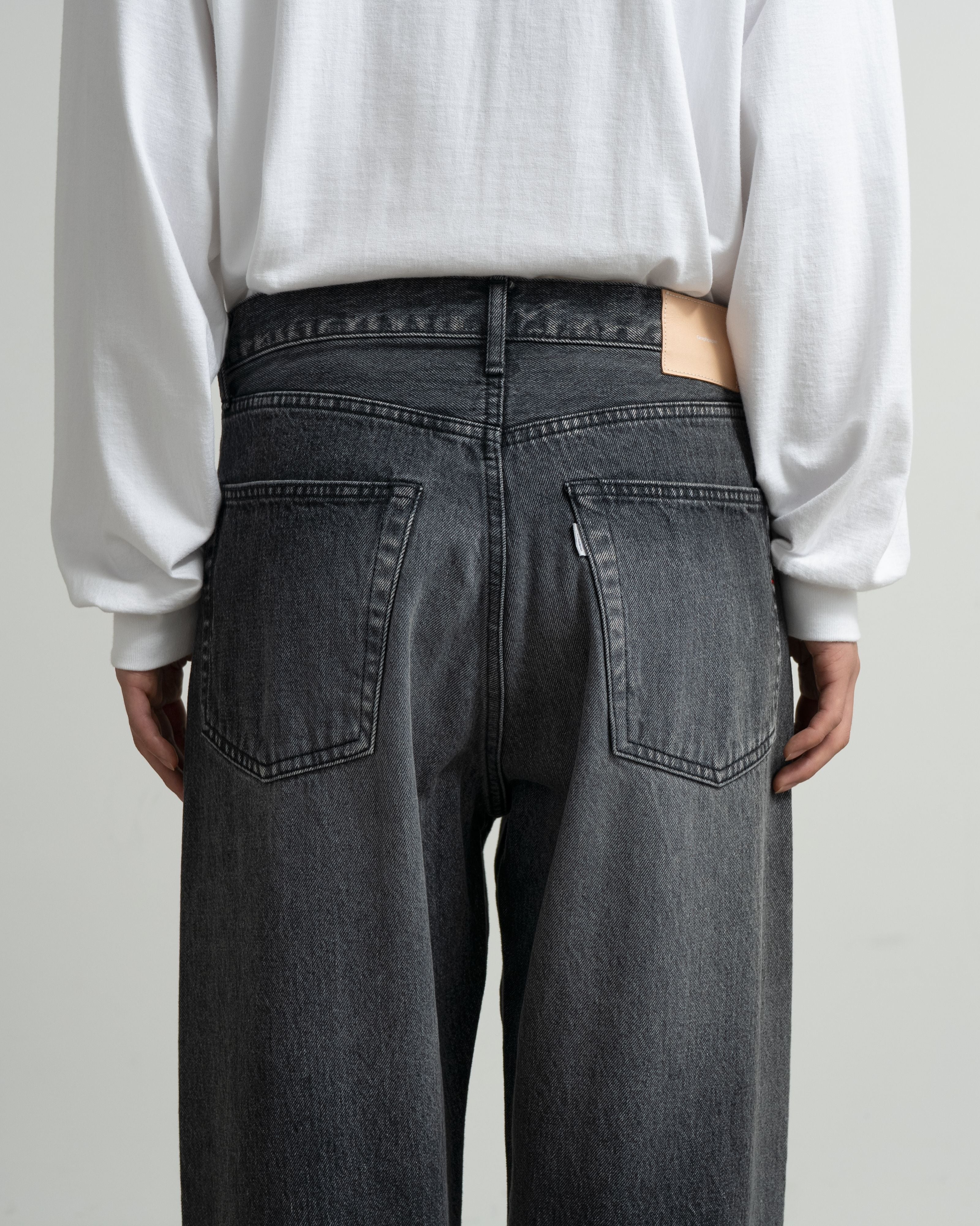 Selvage Denim Five Pocket Tapered Pants -LIGHT FADE-