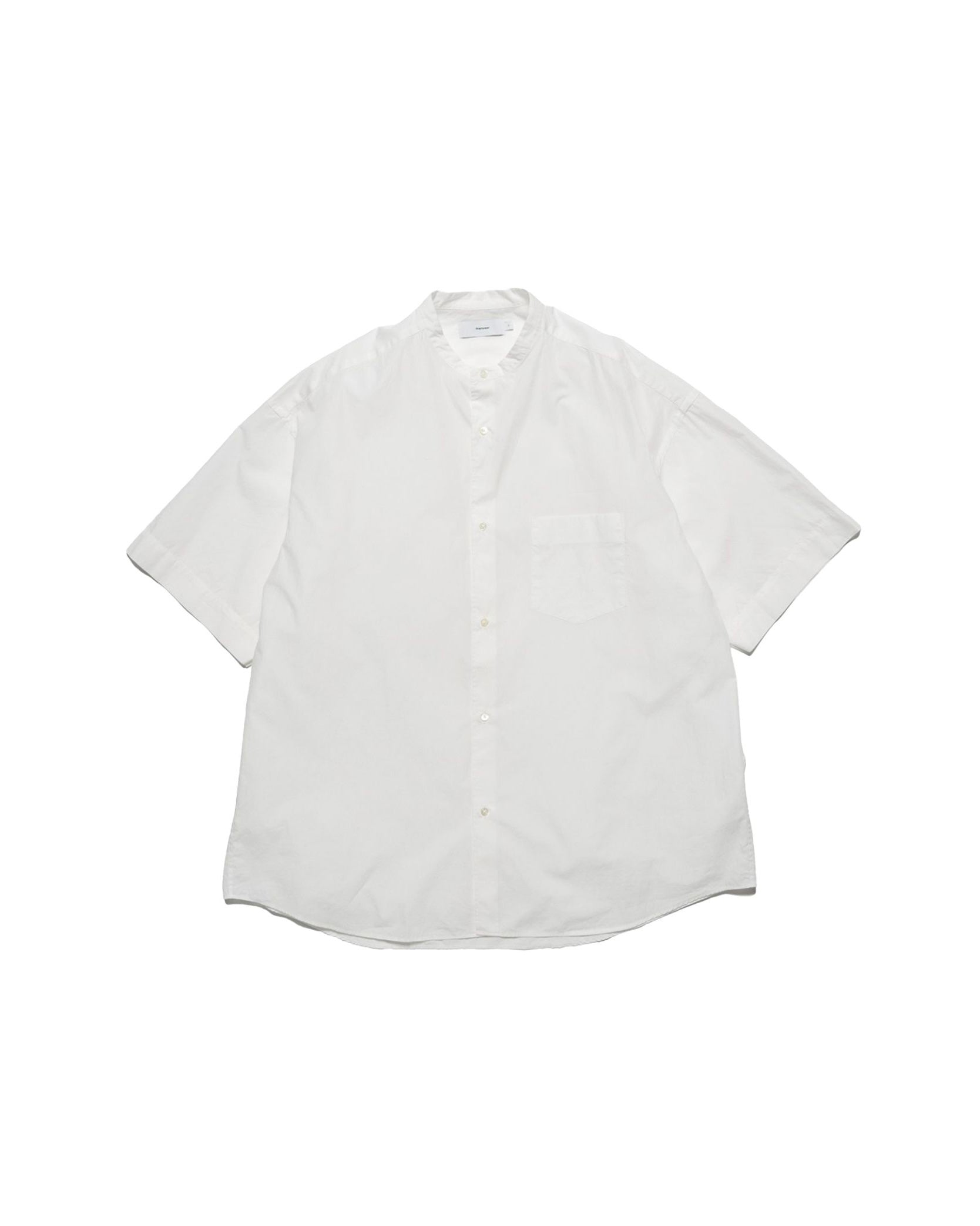 【6/13(土)発売】Broad S/S Oversized Band Collar Shirt