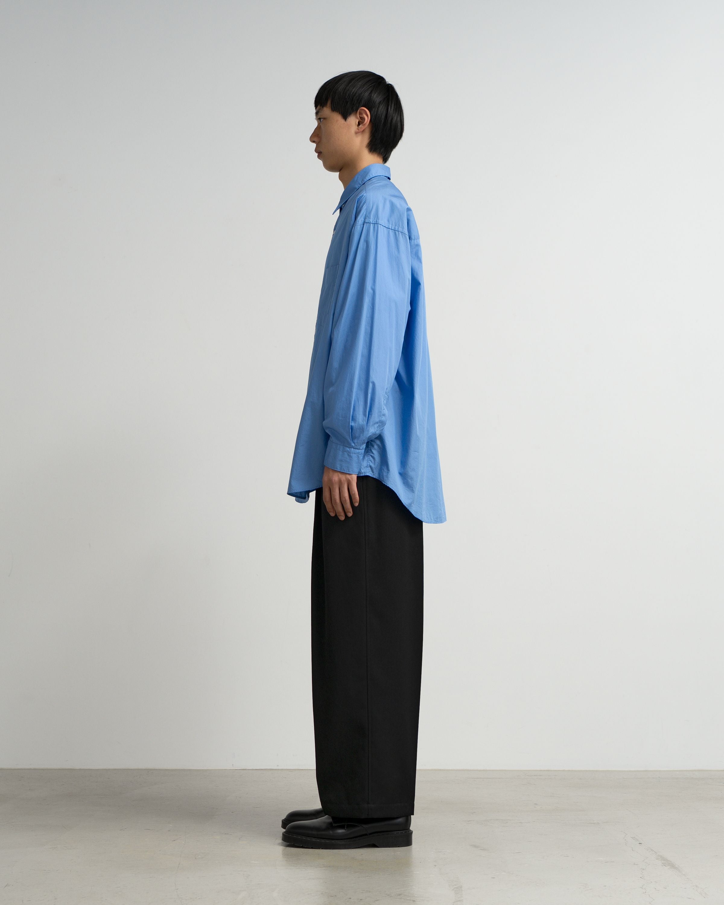 Broad L/S Oversized Regular Collar Shirt