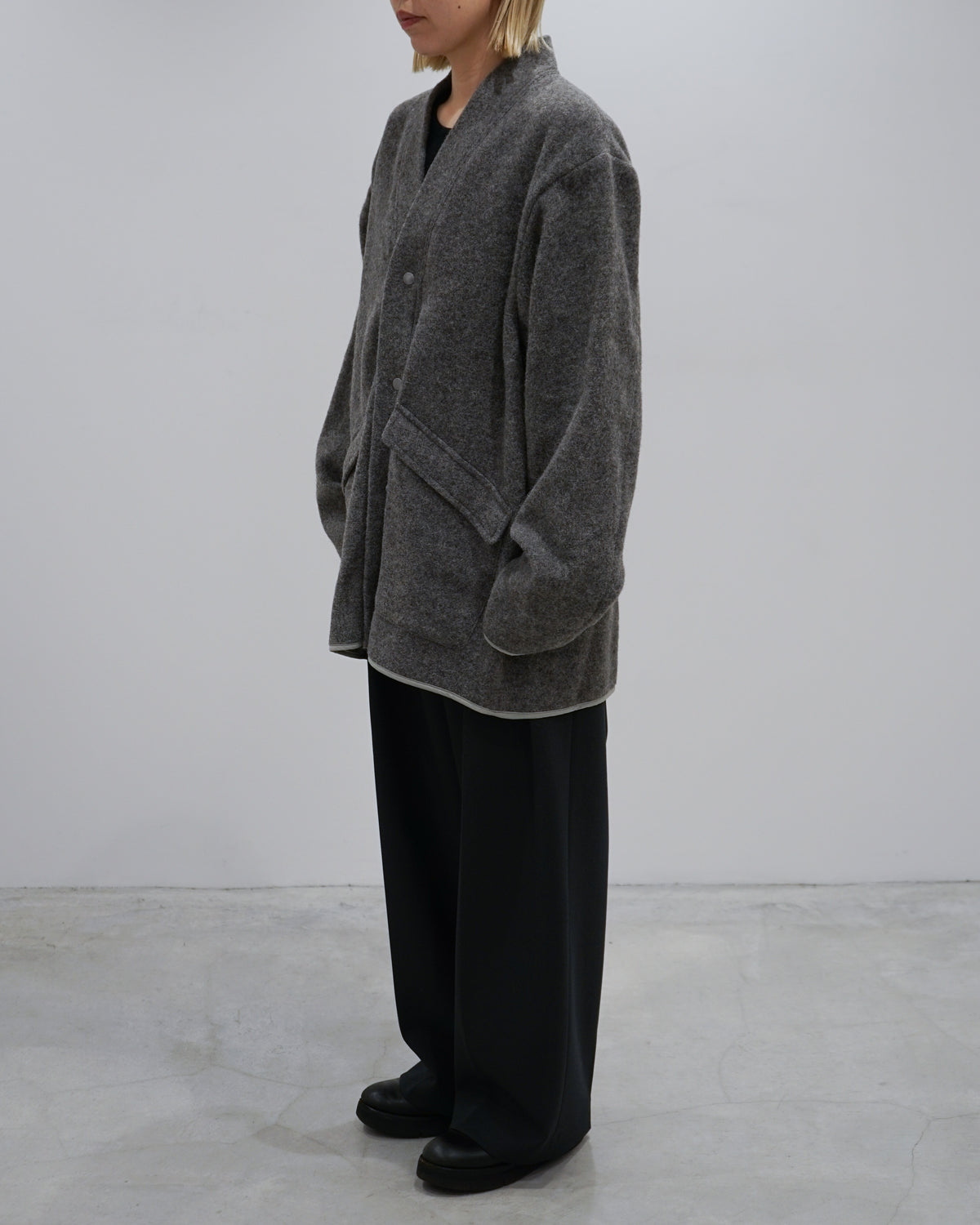 SNAP BUTTON BLOUSON B
