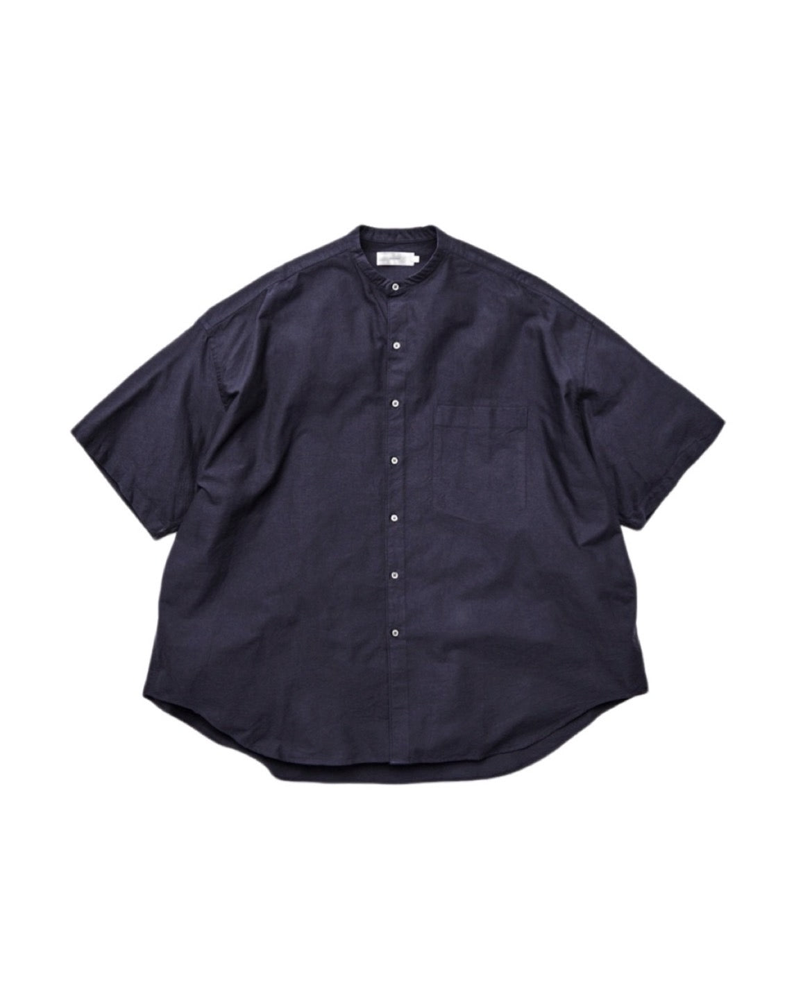 5/23(土)発売】Oxford S/S Oversized Band Collar Shirt