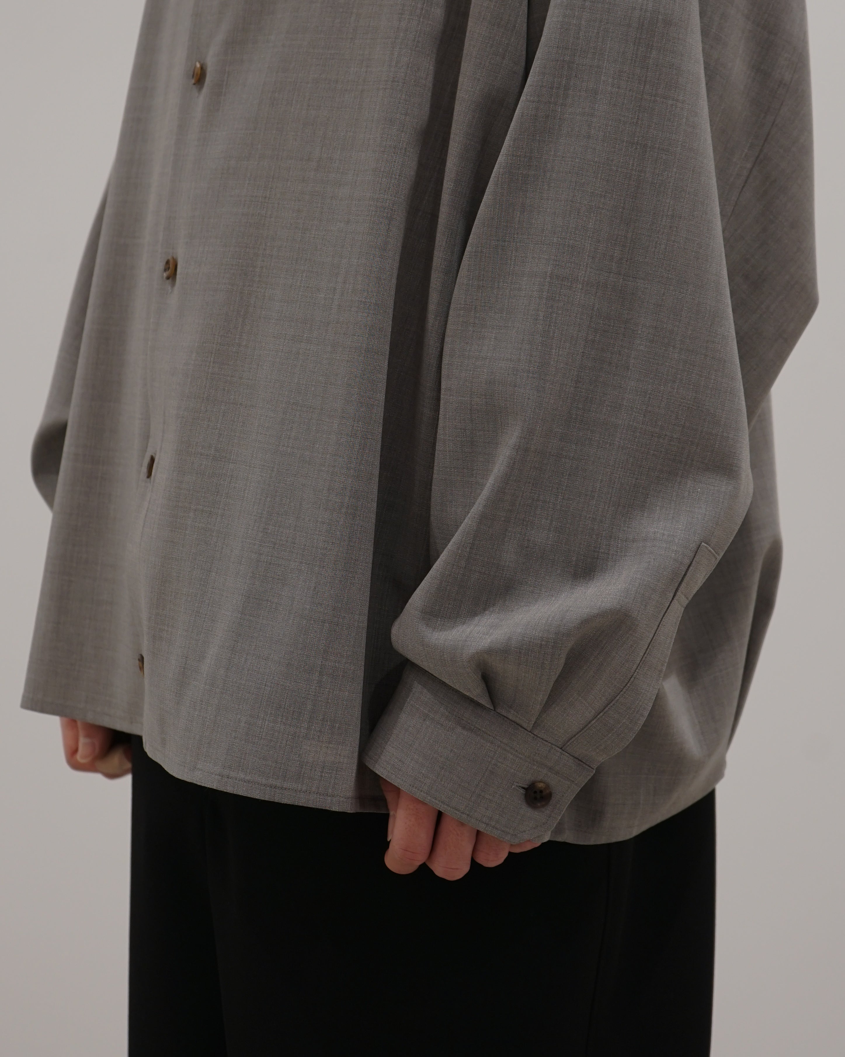 BALLOON CARDIGAN SHIRT