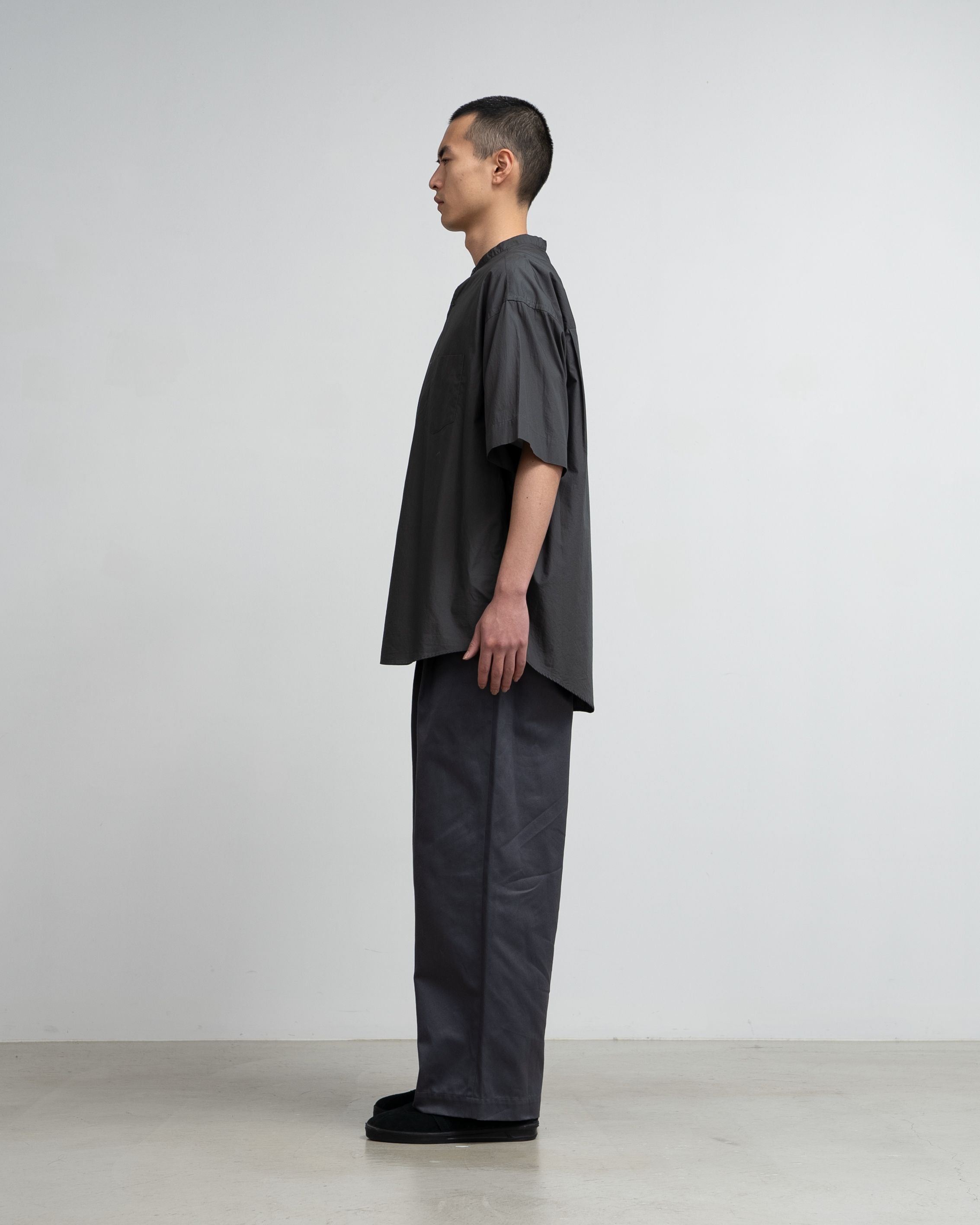 【6/13(土)発売】Broad S/S Oversized Band Collar Shirt