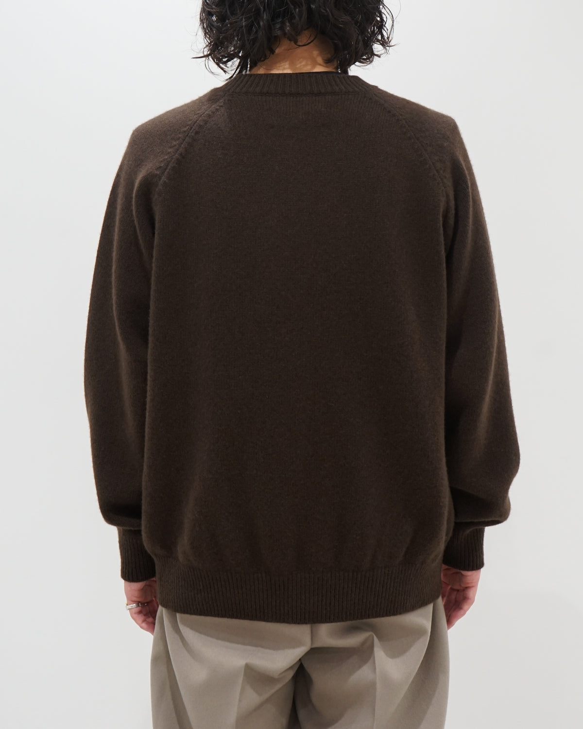 RAGLAN CREW NECK KNIT