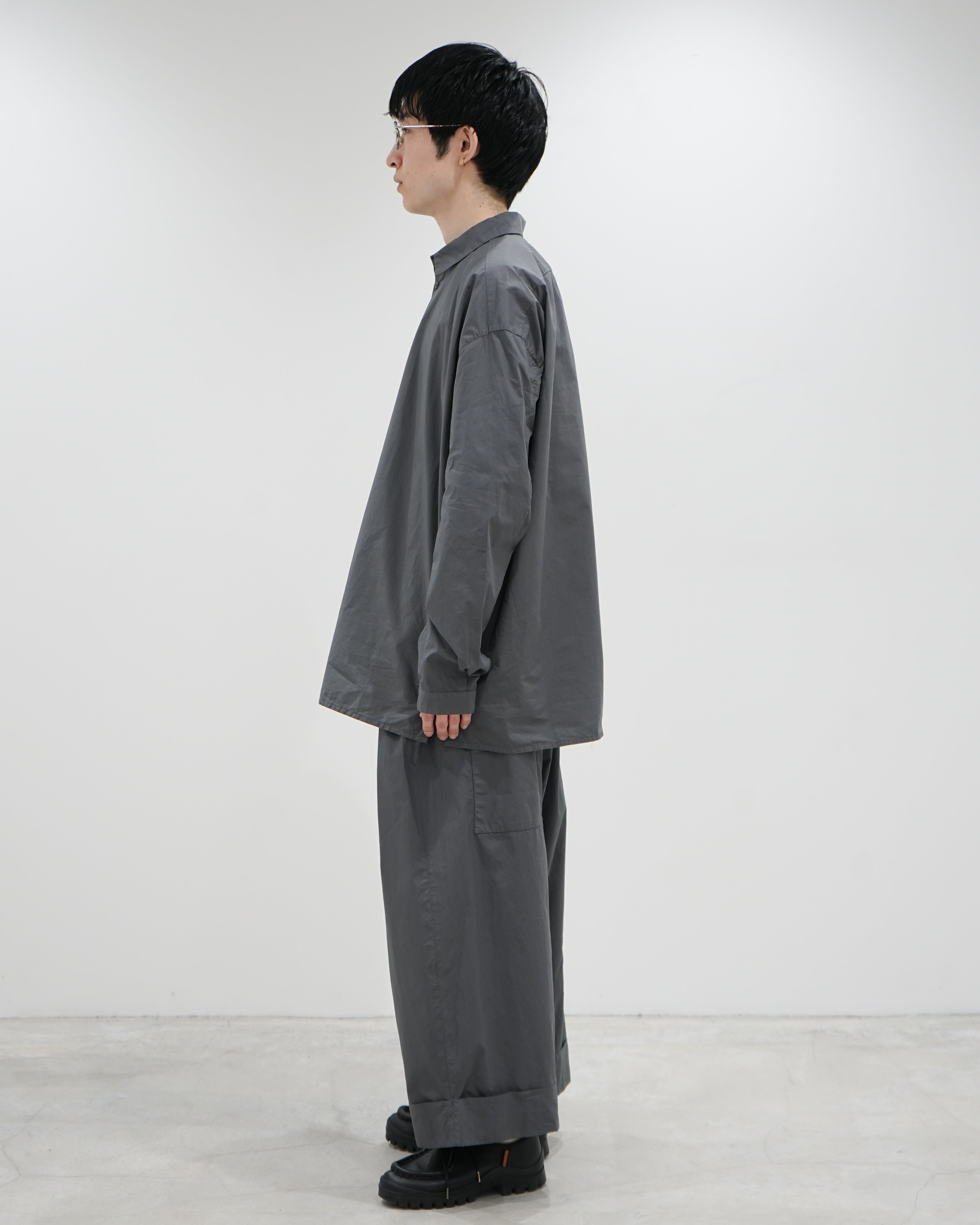 THE BAKER TROUSER / POPLIN PENCIL(GRAY)
