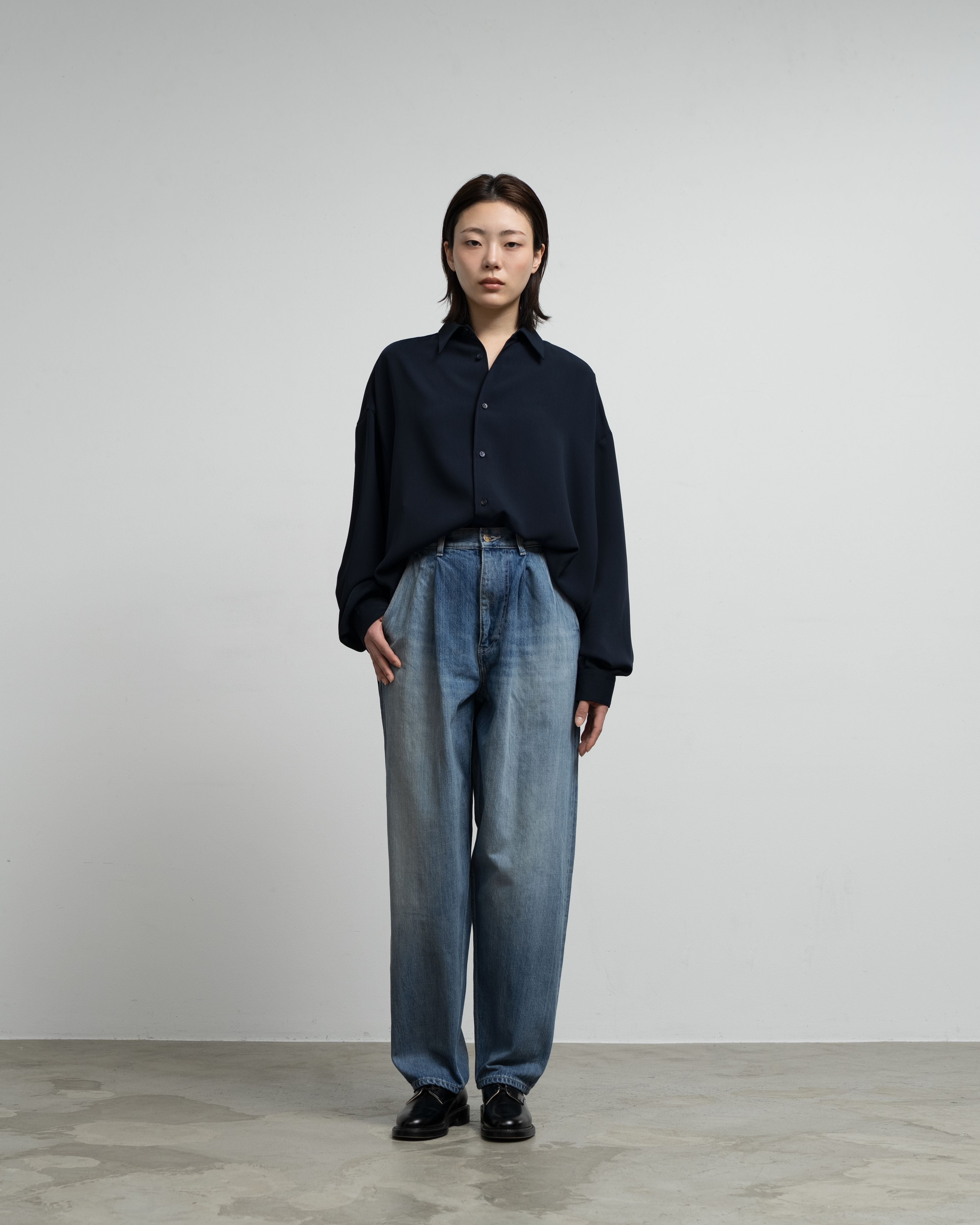 【7/25(土)発売】Selvage Denim Two Tuck Tapered Pants -LIGHT FADE-