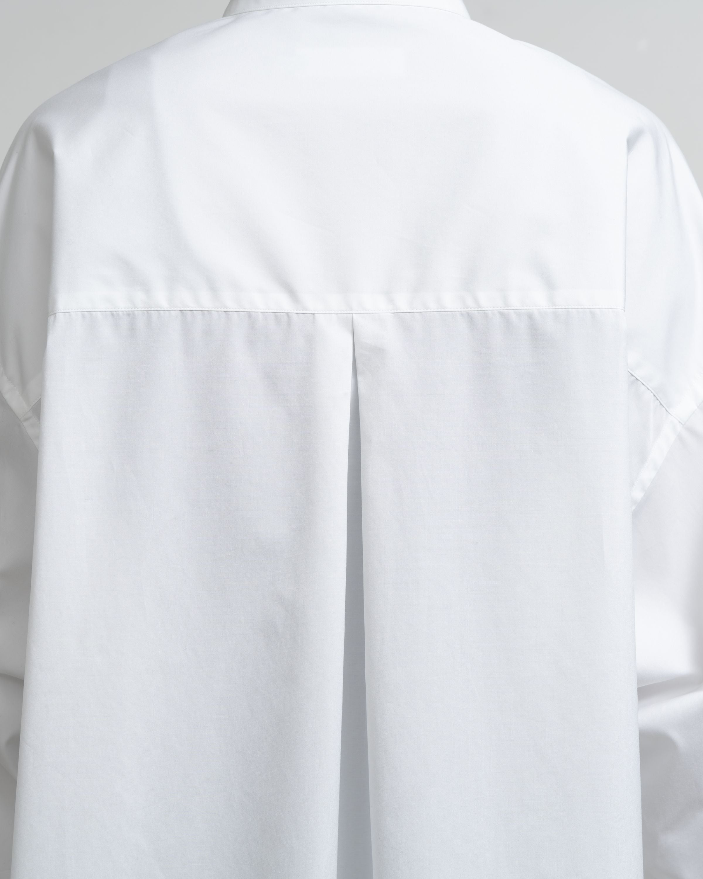 【7/11(土)発売】High Count Broad L/S Oversized Band Collar Shirt